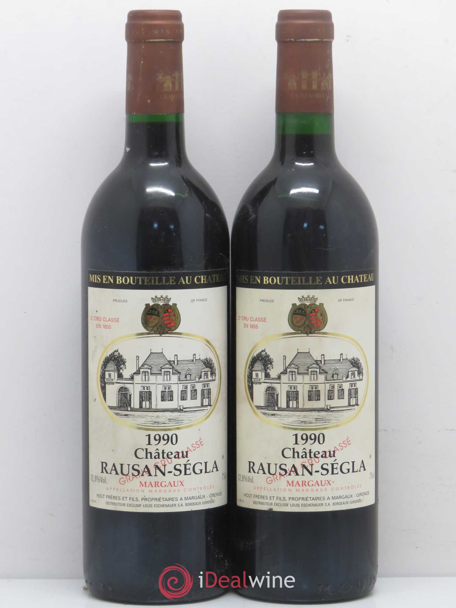 Château Rauzan Ségla Grand Cru Classé 1990 - Lot de 5 bouteilles - 2