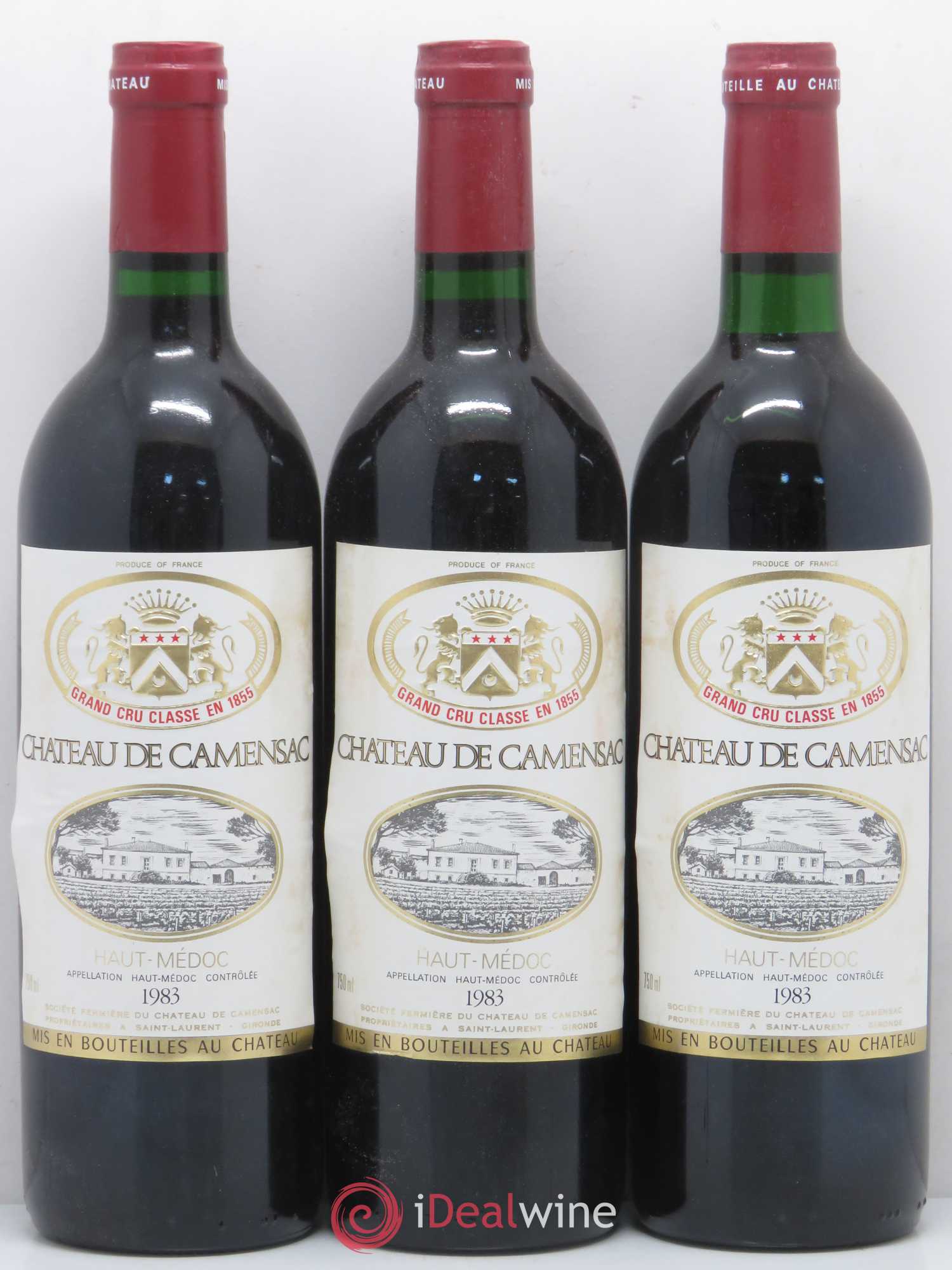 Château Camensac 5ème Grand Cru Classé 1983 - Lot de 12 bouteilles - 4