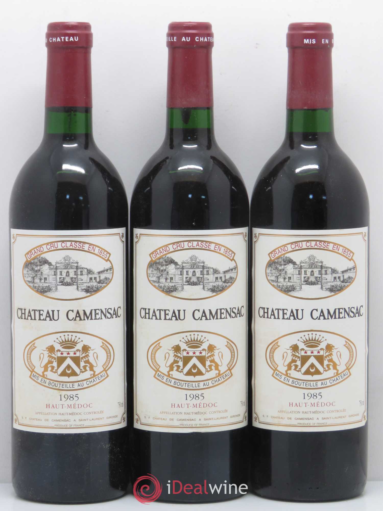 Château Camensac 5ème Grand Cru Classé 1985 - Lot de 12 bouteilles - 3
