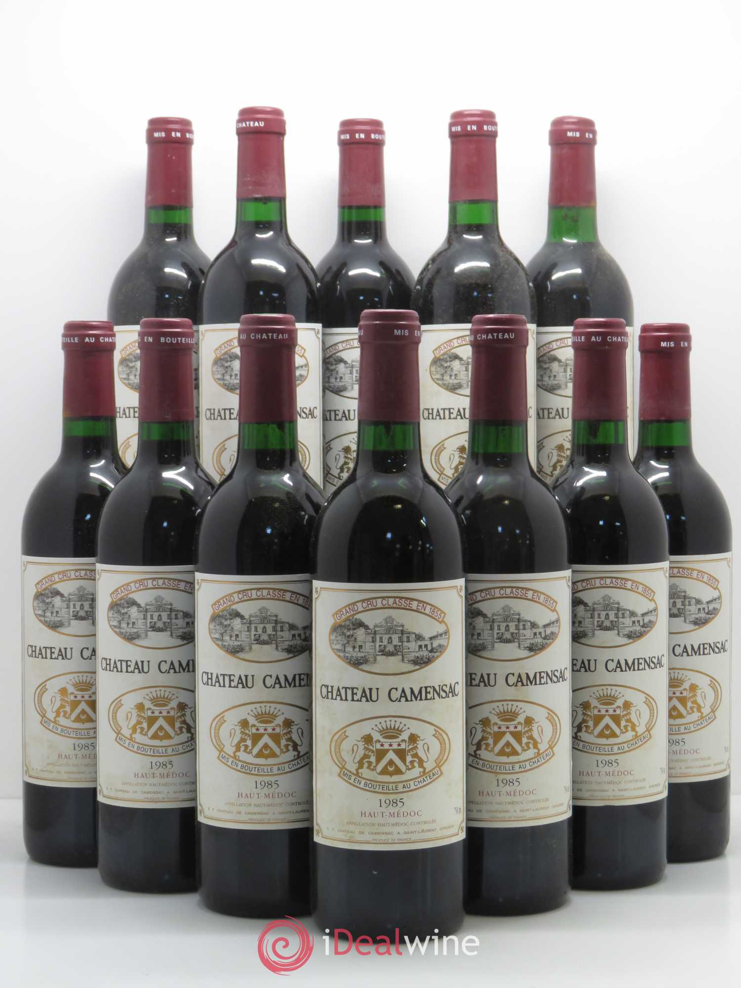 Château Camensac 5ème Grand Cru Classé 1985 - Lot de 12 bouteilles - 0