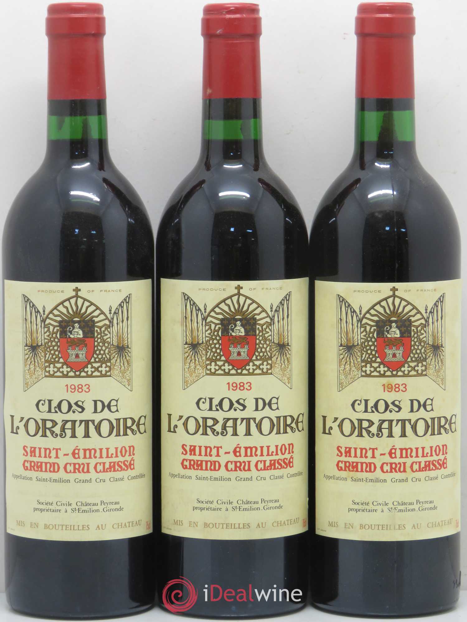 Clos de l'Oratoire Grand Cru Classé 1983 - Lot de 6 bouteilles - 2