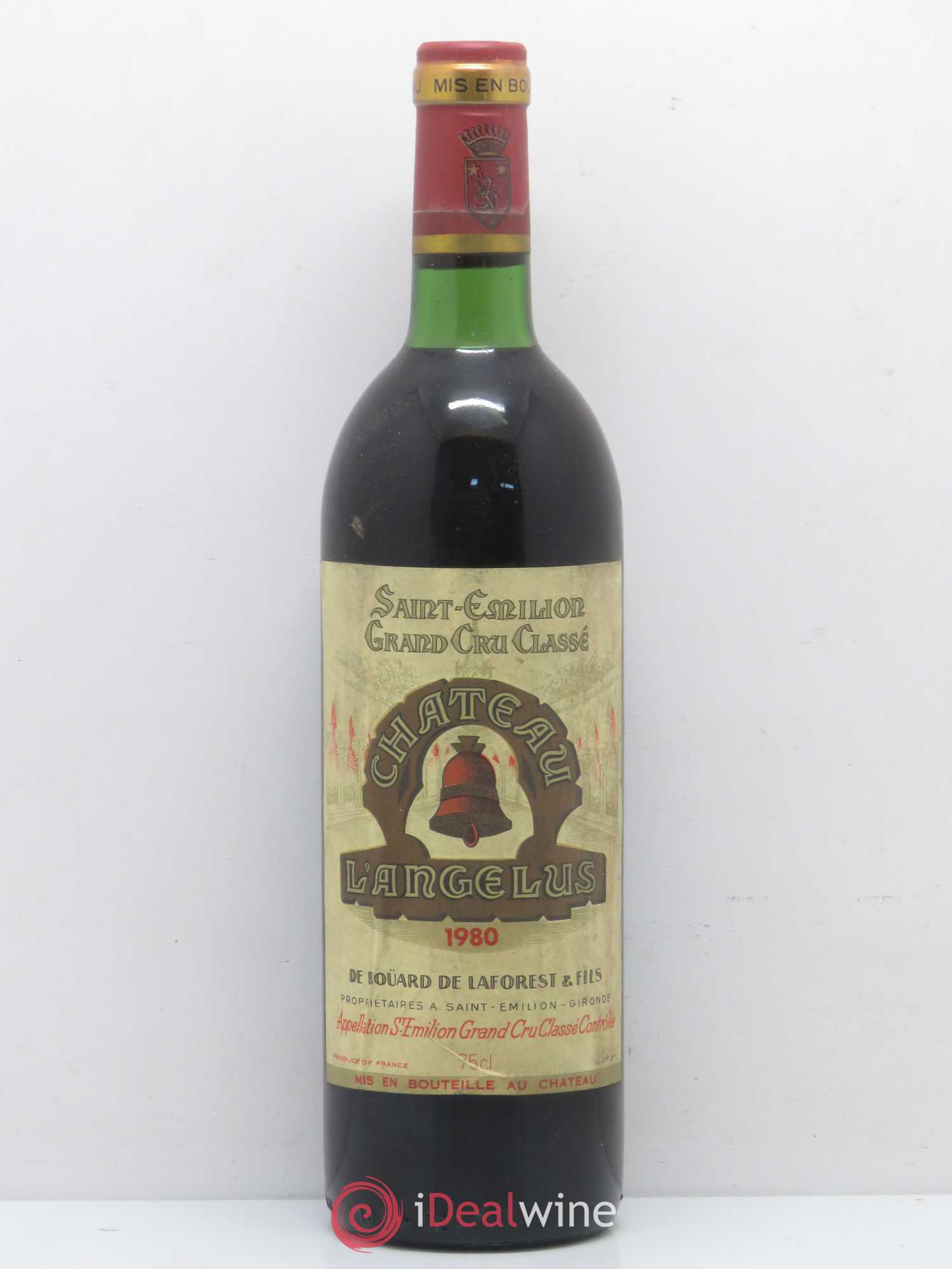 Château Angélus 1er Grand Cru Classé A 1980 - Lot de 1 bouteille - 0