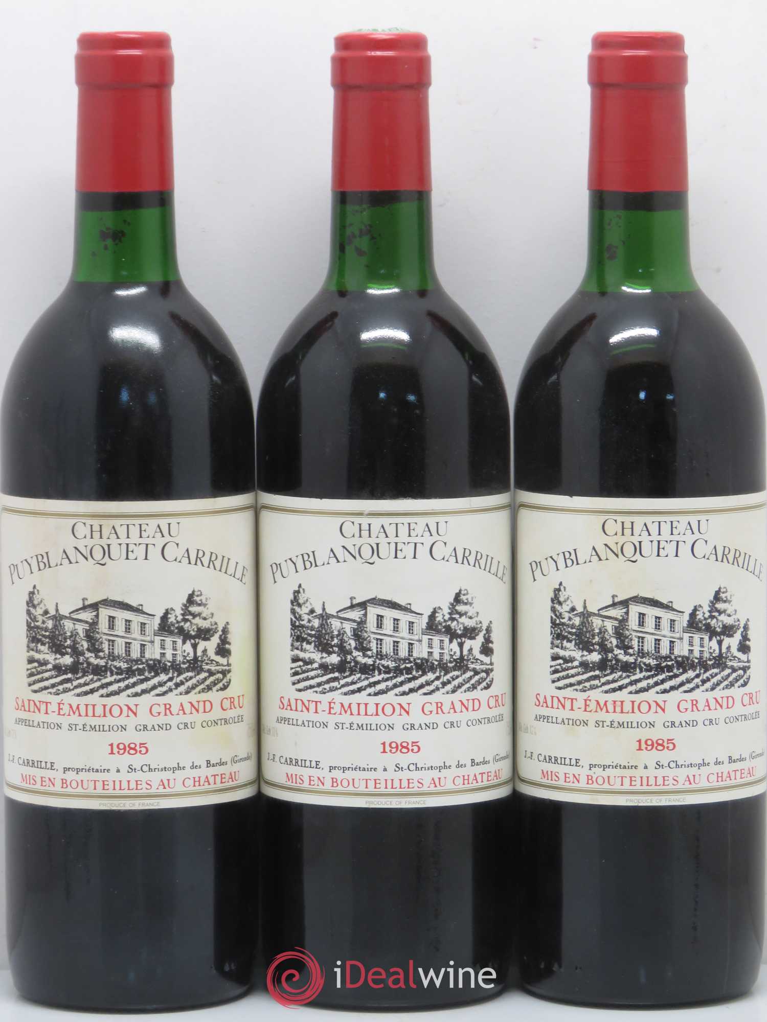 Château Puy Blanquet Carrille 1985 - Lot de 12 bouteilles - 2