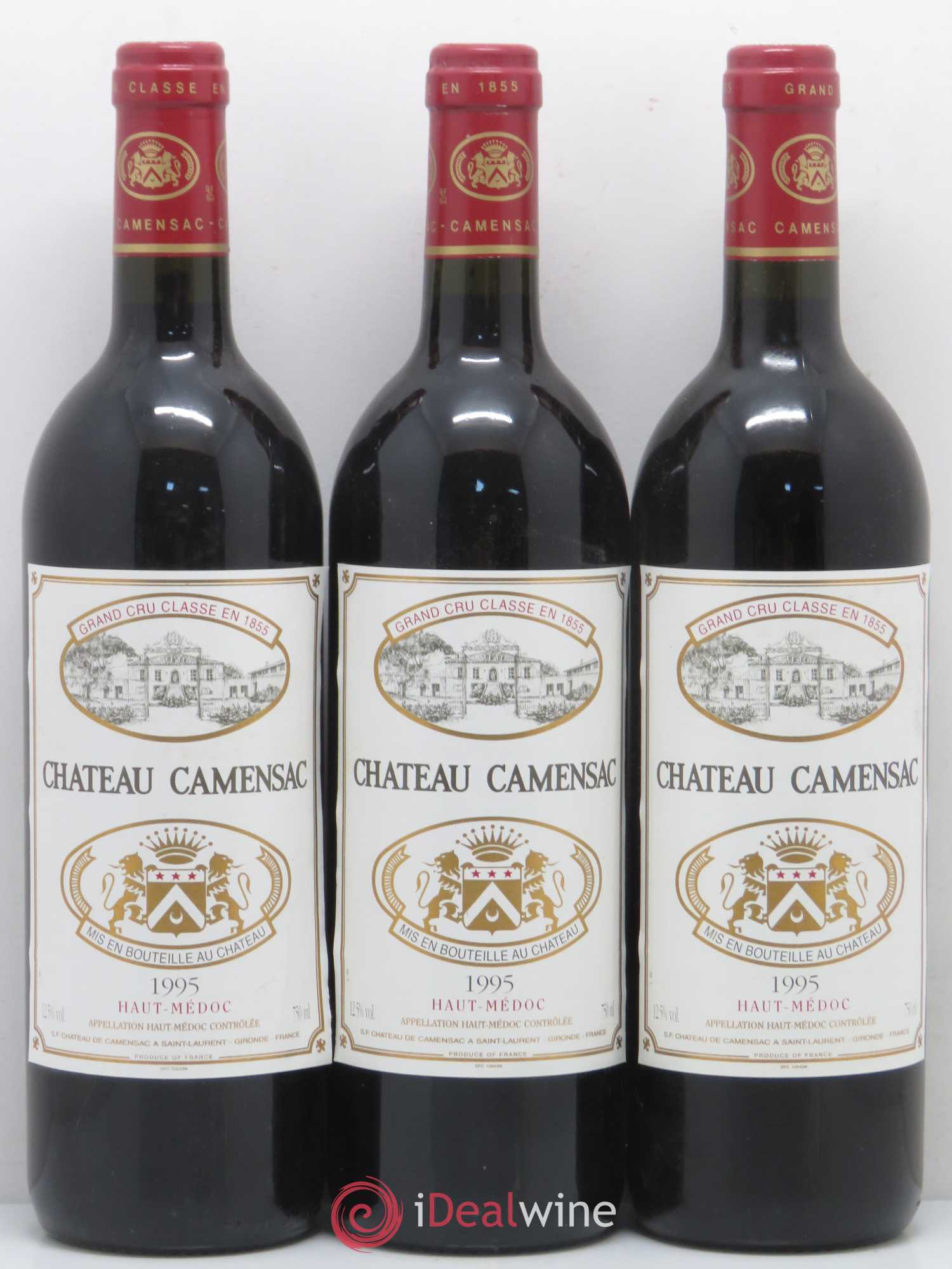 Château Camensac 5ème Grand Cru Classé 1995 - Lot de 12 bouteilles - 3