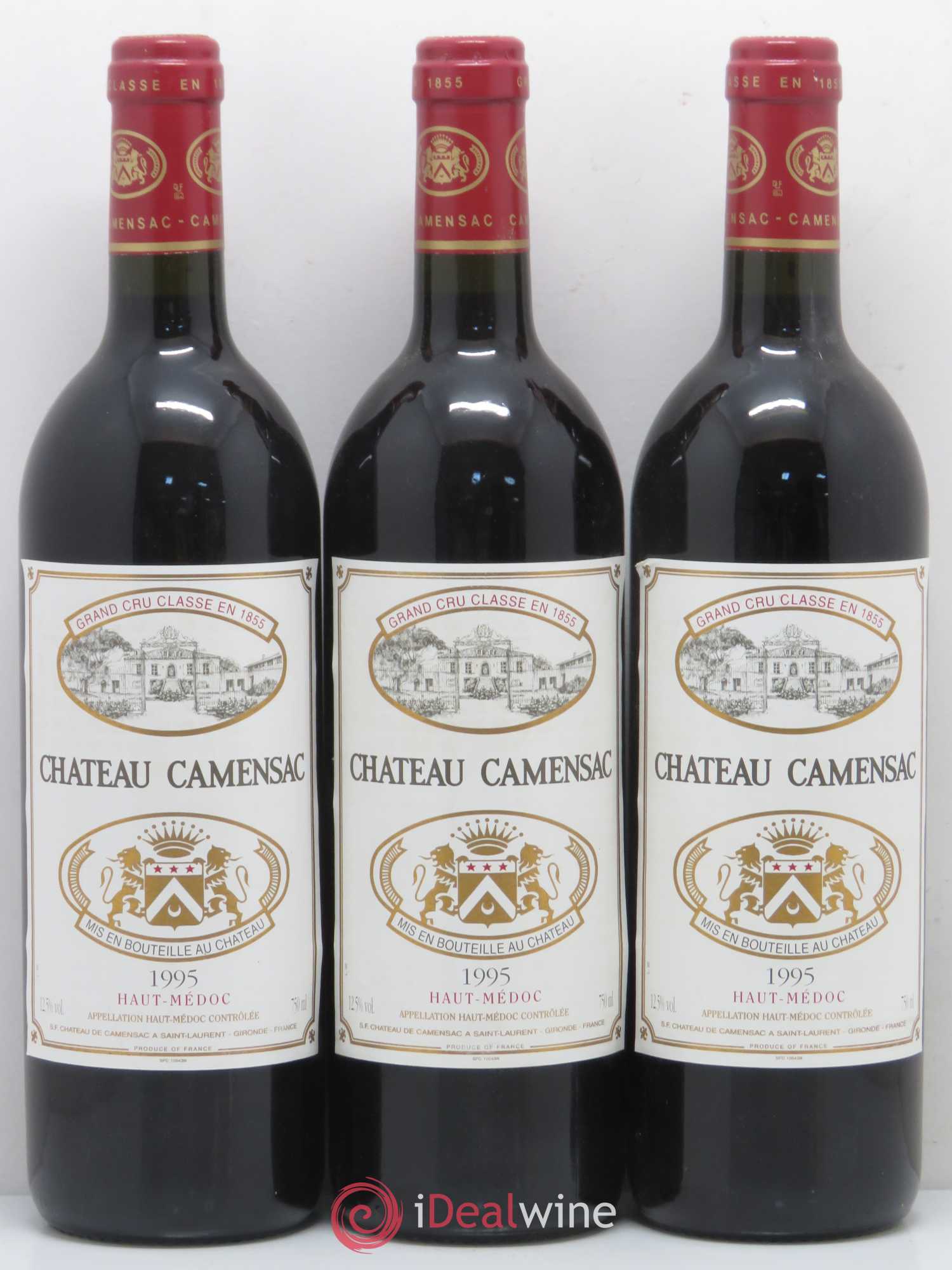 Château Camensac 5ème Grand Cru Classé 1995 - Lot de 12 bouteilles - 4