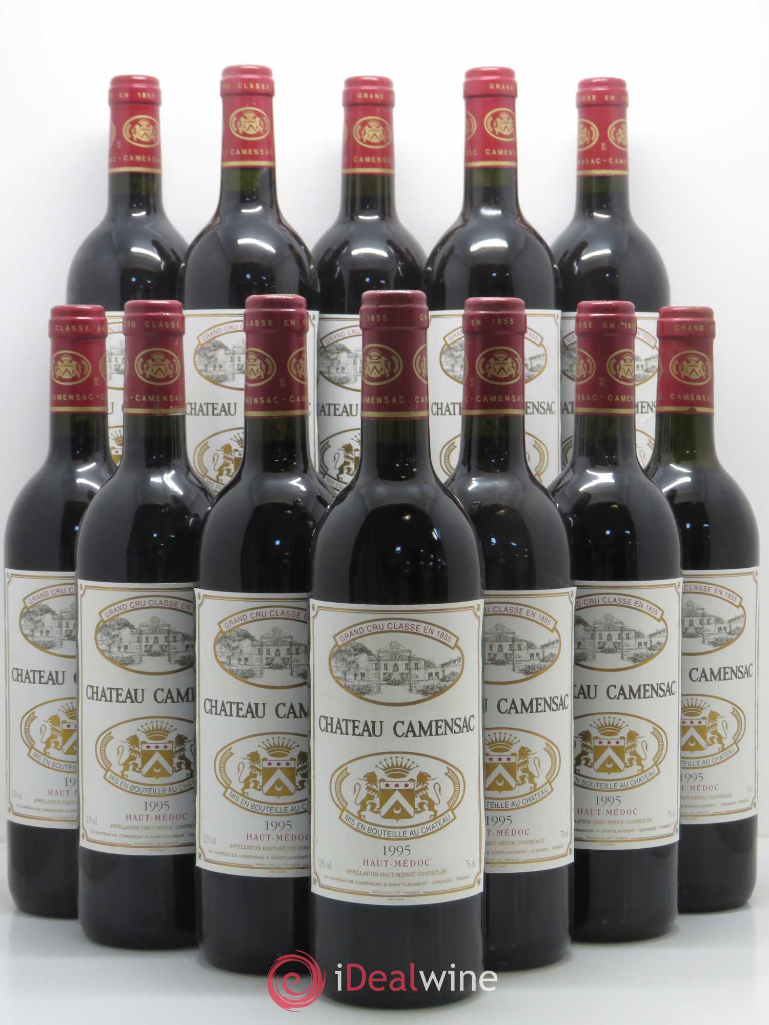 Château Camensac 5ème Grand Cru Classé 1995 - Lot de 12 bouteilles - 0