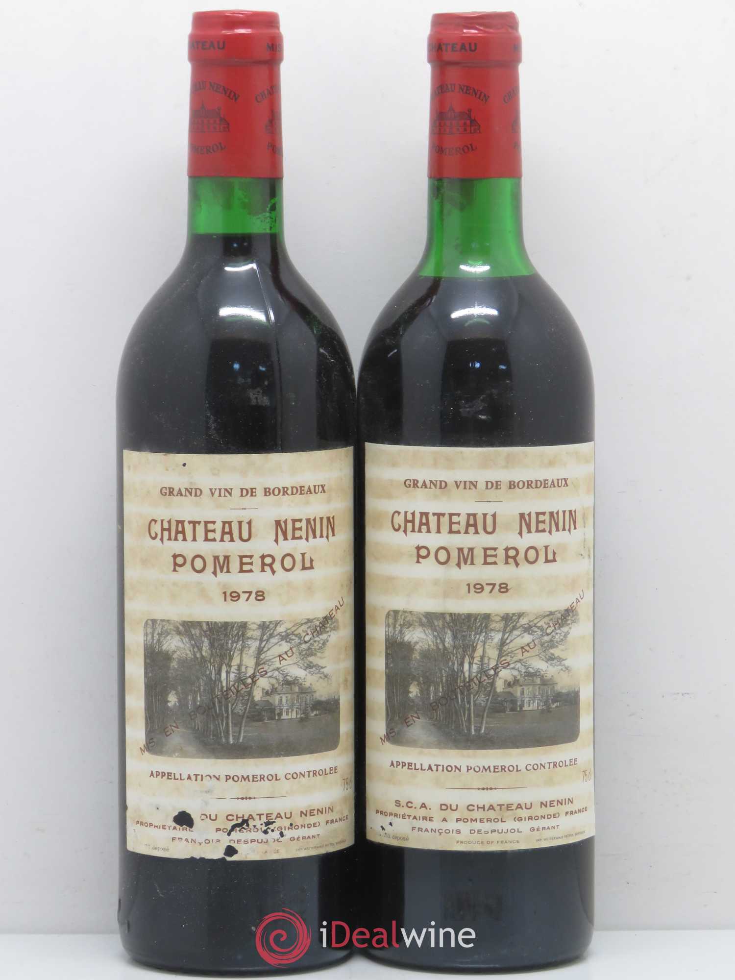 Château Nenin 1978 - Lot de 5 bouteilles - 2