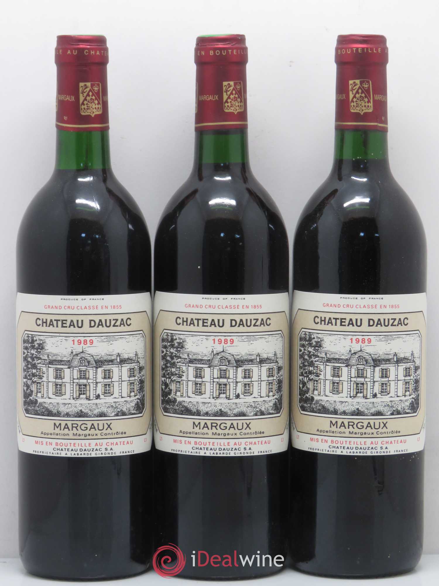 Château Dauzac 5ème Grand Cru Classé 1989 - Lot de 6 bouteilles - 1