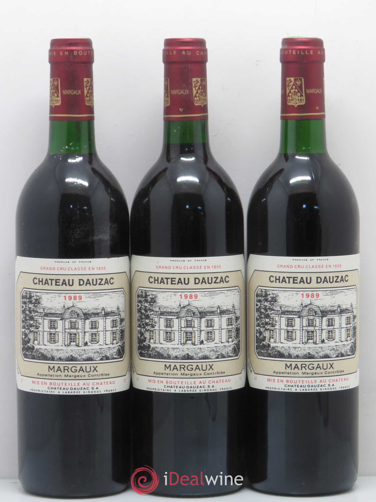 Château Dauzac 5ème Grand Cru Classé 1989 - Lot de 6 bouteilles - 2