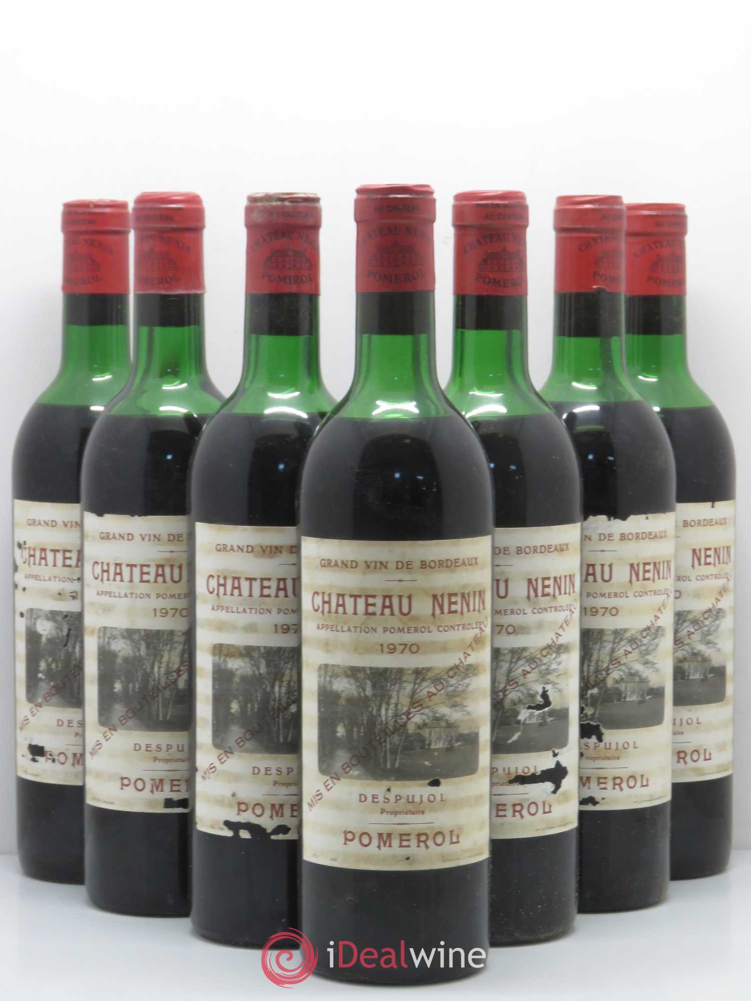 Château Nenin 1970 - Lot de 7 bouteilles - 0