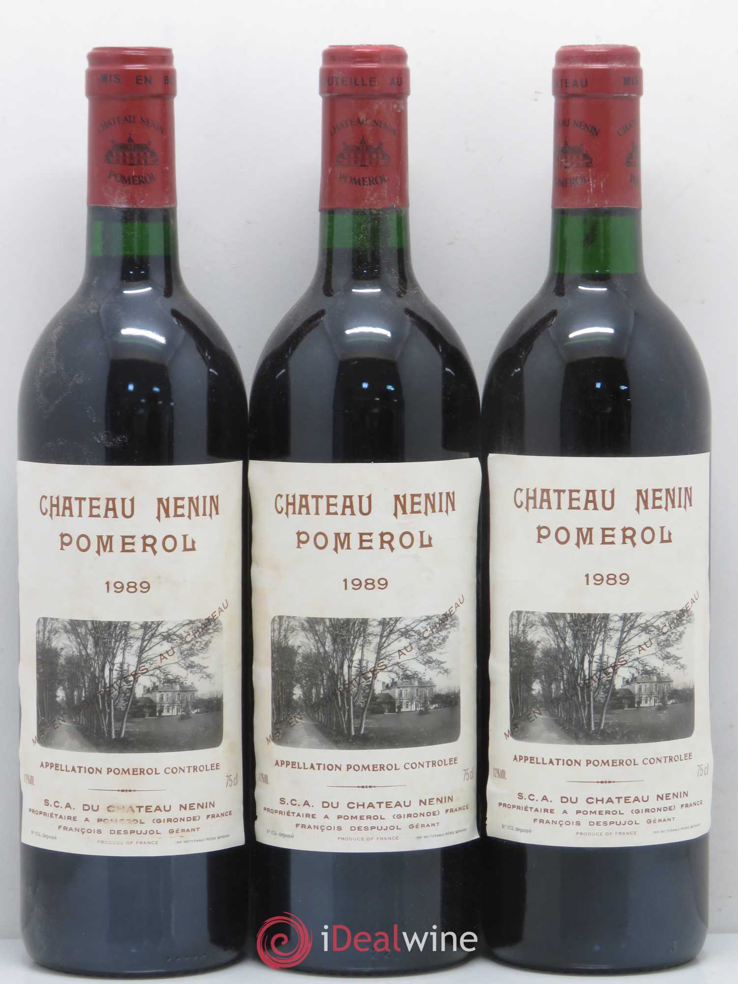 Château Nenin 1989 - Lot de 12 bouteilles - 1