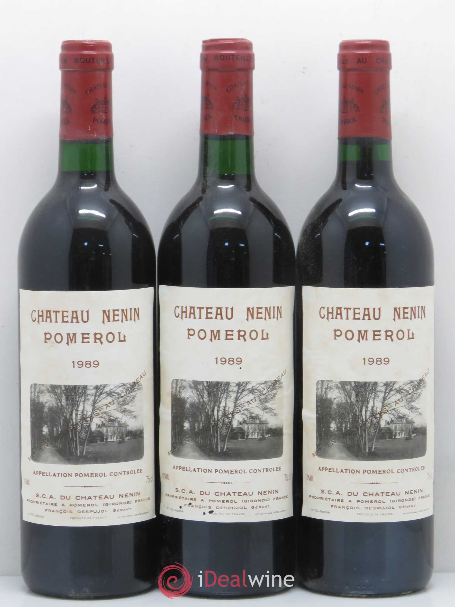 Château Nenin 1989 - Lot de 12 bouteilles - 4