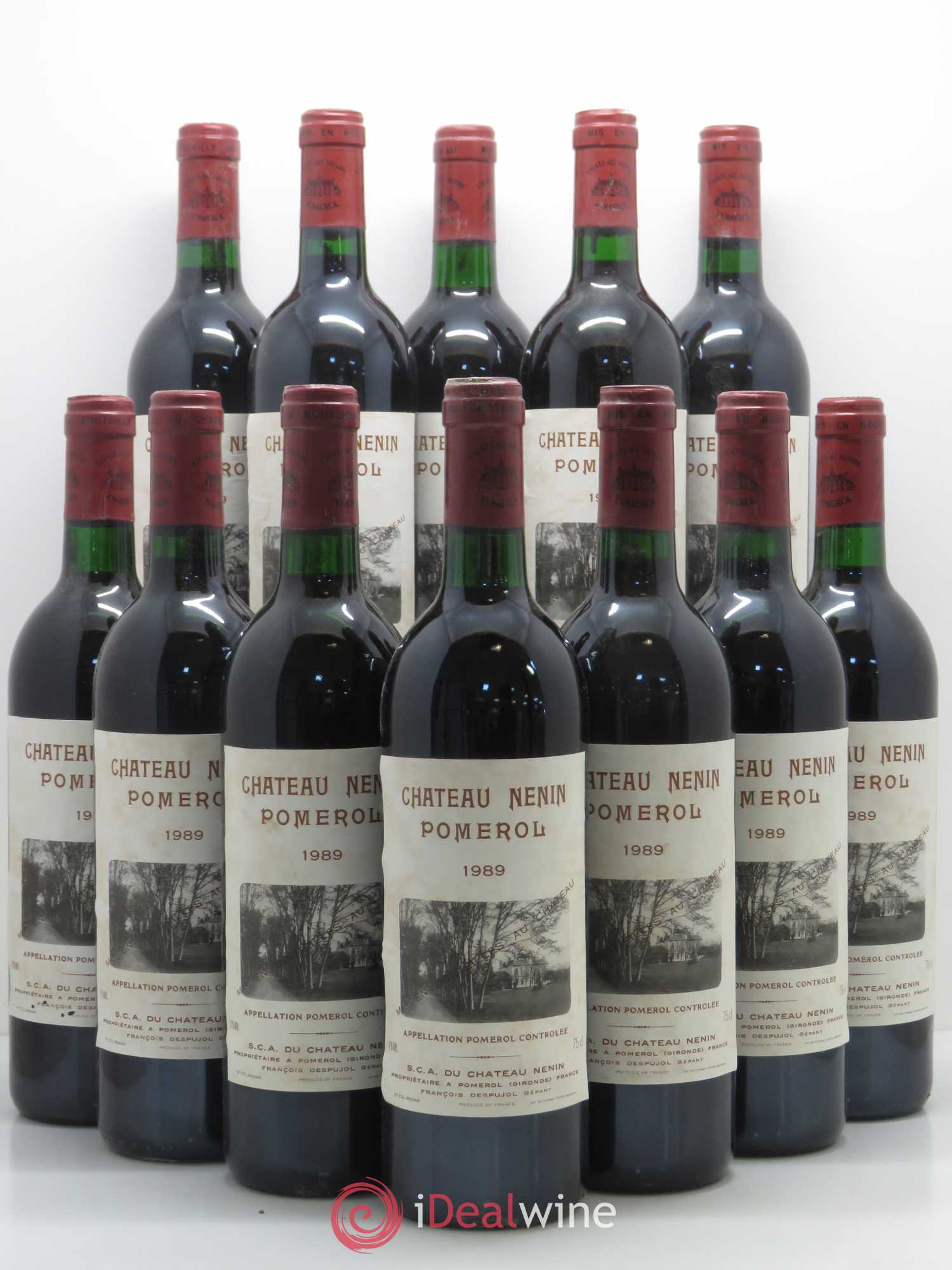 Château Nenin 1989 - Lot de 12 bouteilles - 0