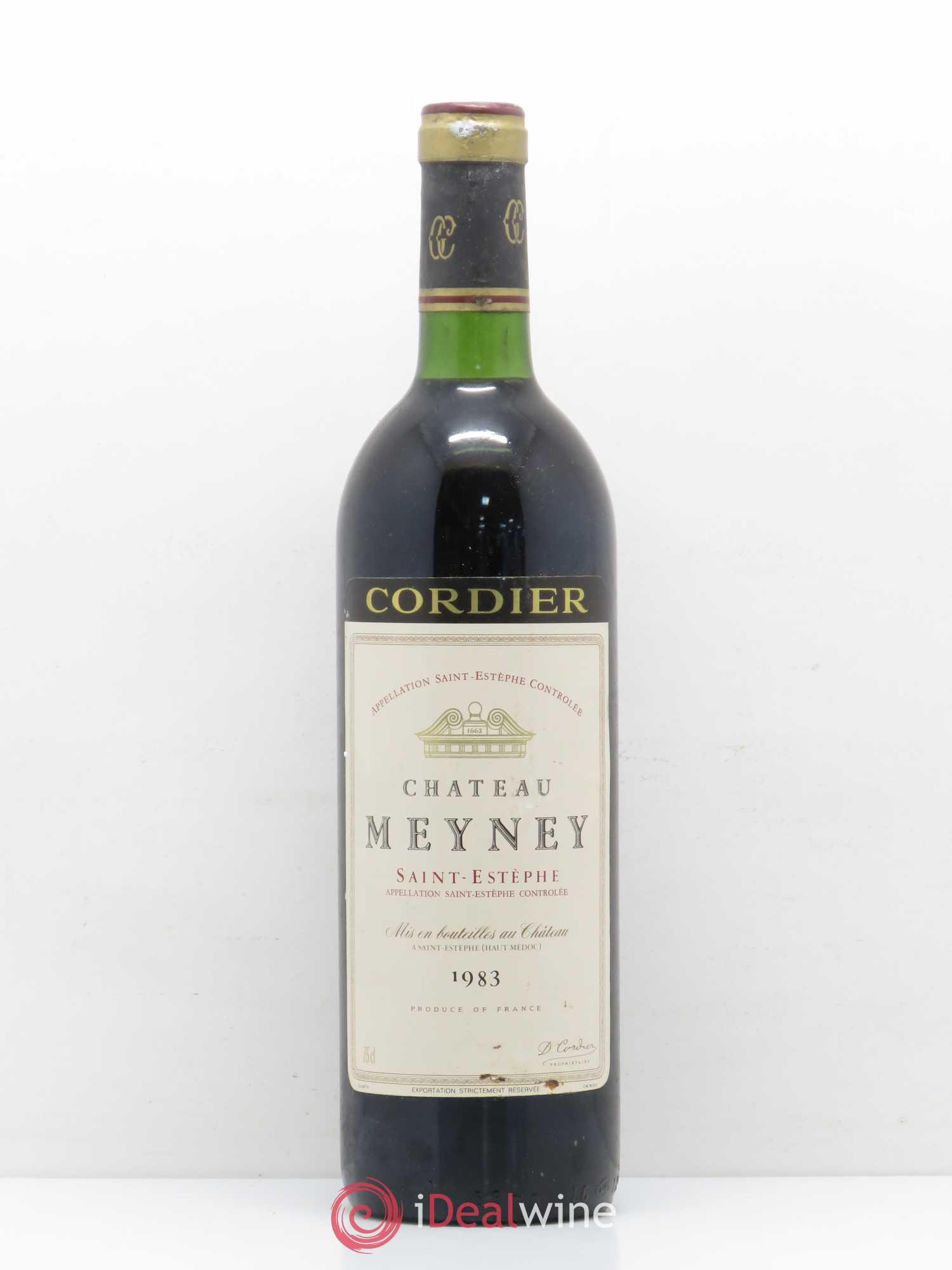 Château Meyney 1983 - Lot de 1 bouteille - 0
