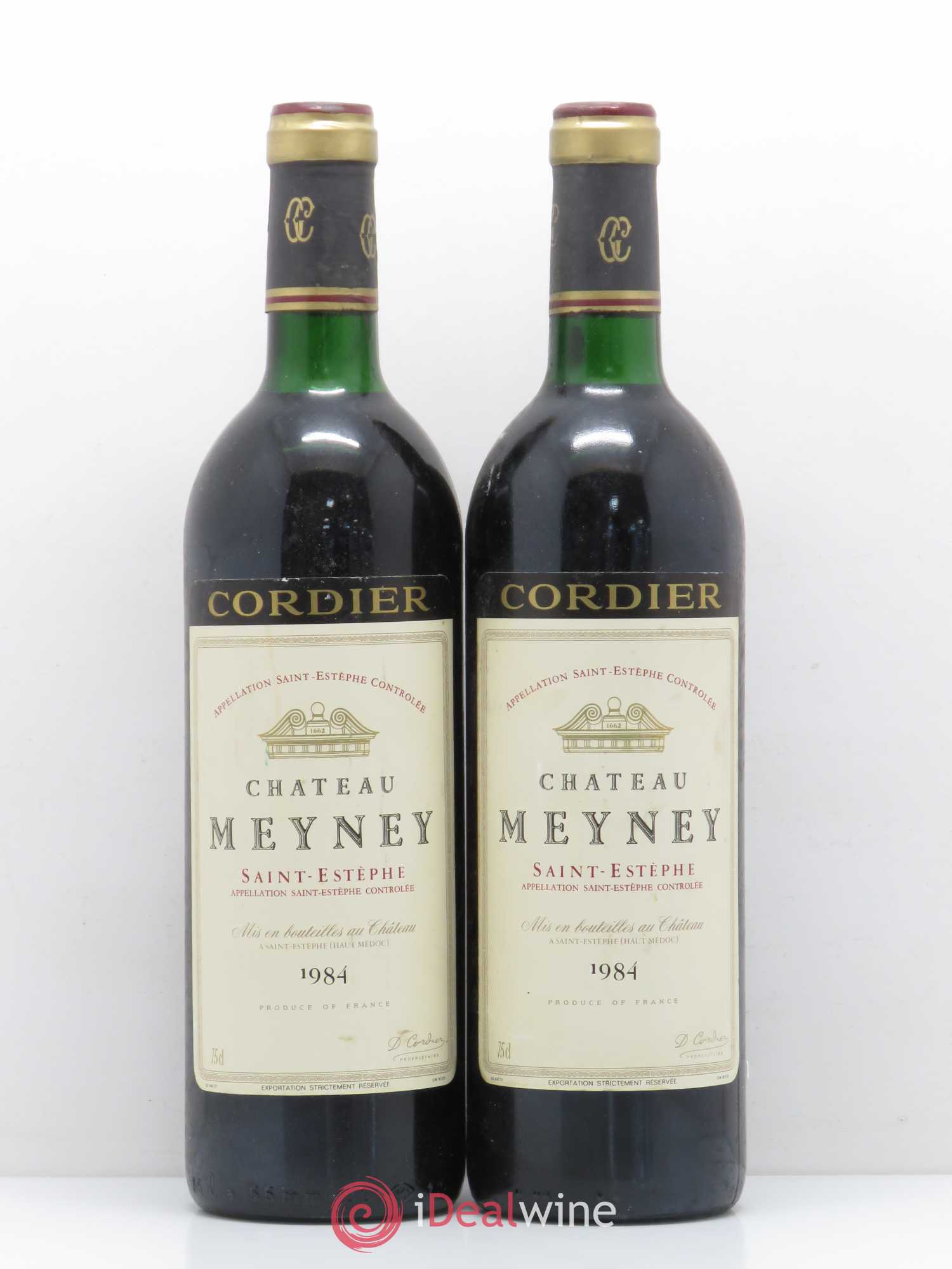 Château Meyney 1984 - Lot de 2 bouteilles - 0