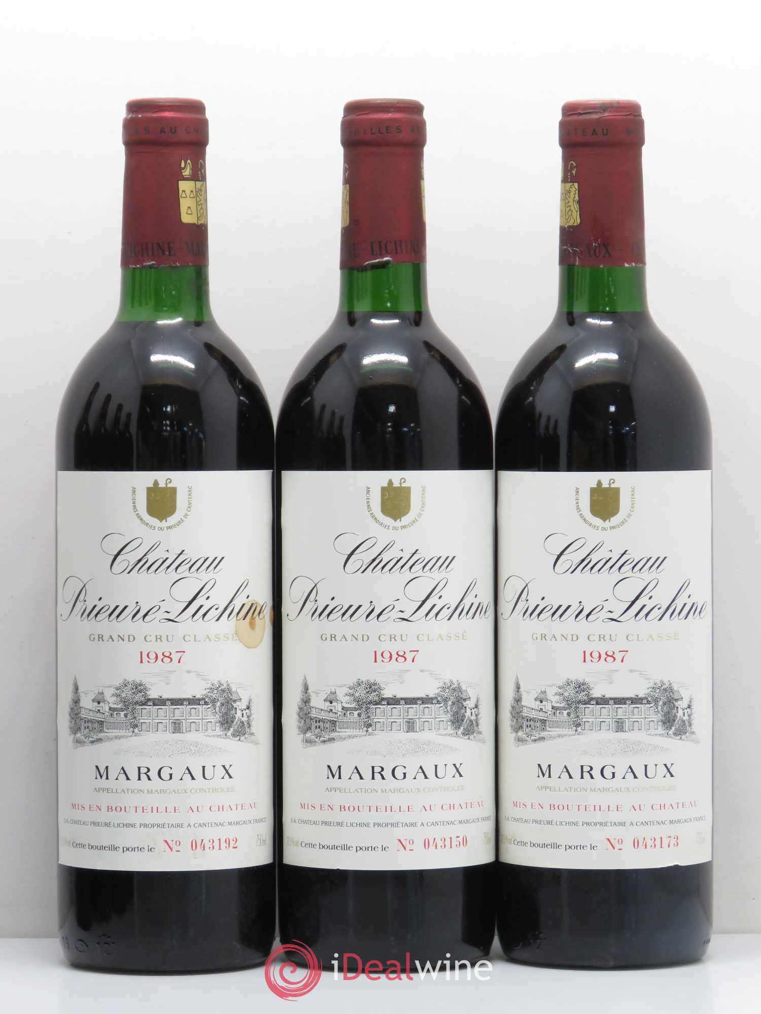 Château Prieuré Lichine 4ème Grand Cru Classé 1987 - Lot de 12 bouteilles - 3