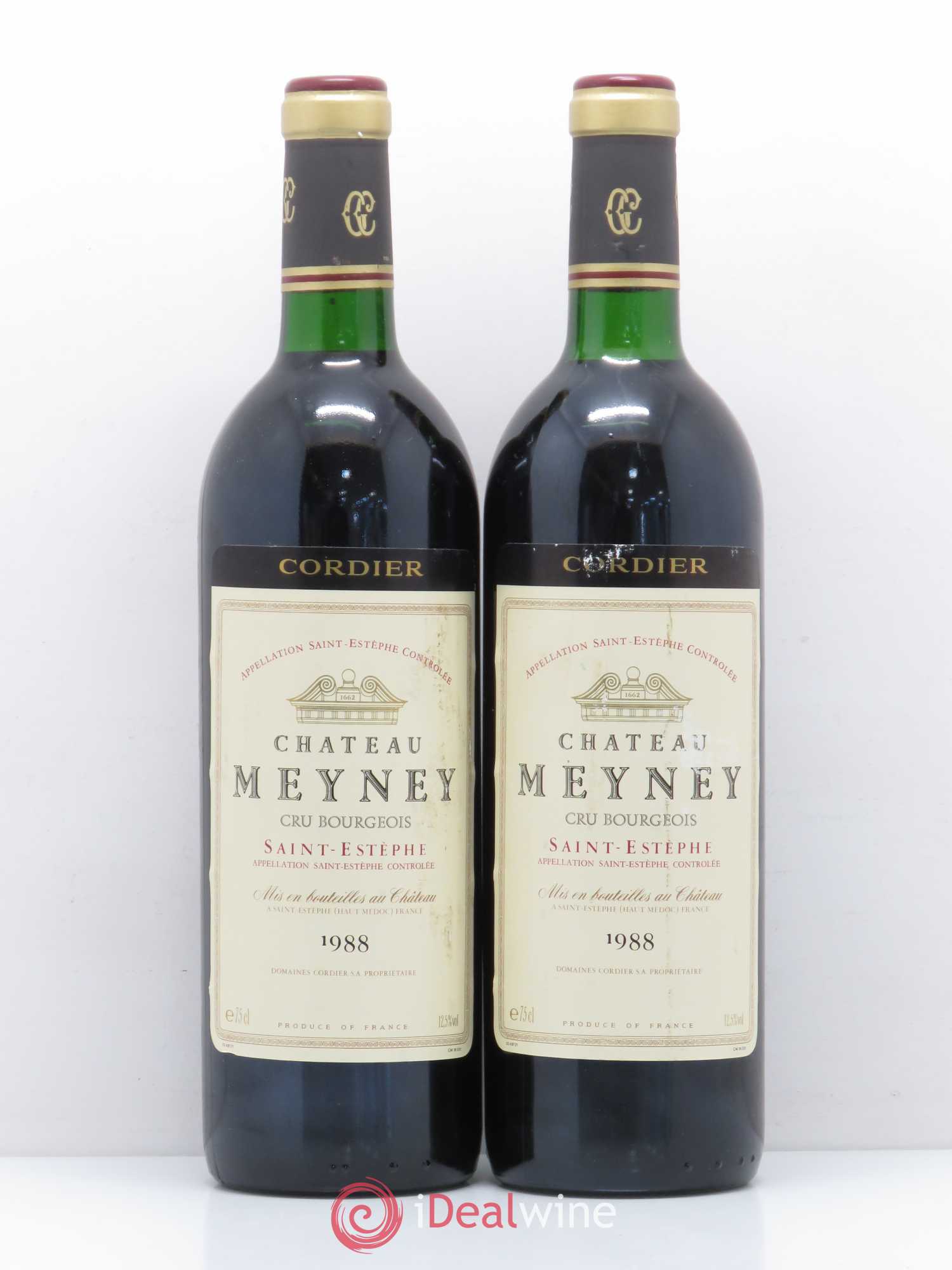 Château Meyney 1988 - Lot de 2 bouteilles - 0
