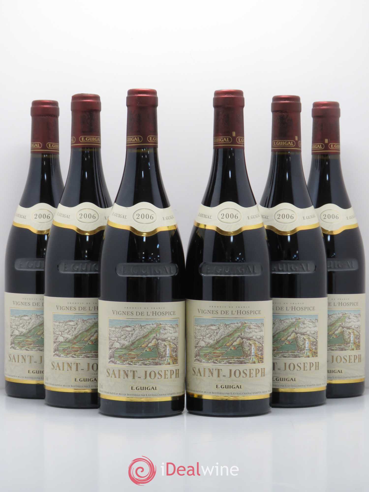 Saint-Joseph Vignes de l'Hospice Guigal 2006 - Lot de 6 bouteilles - 0