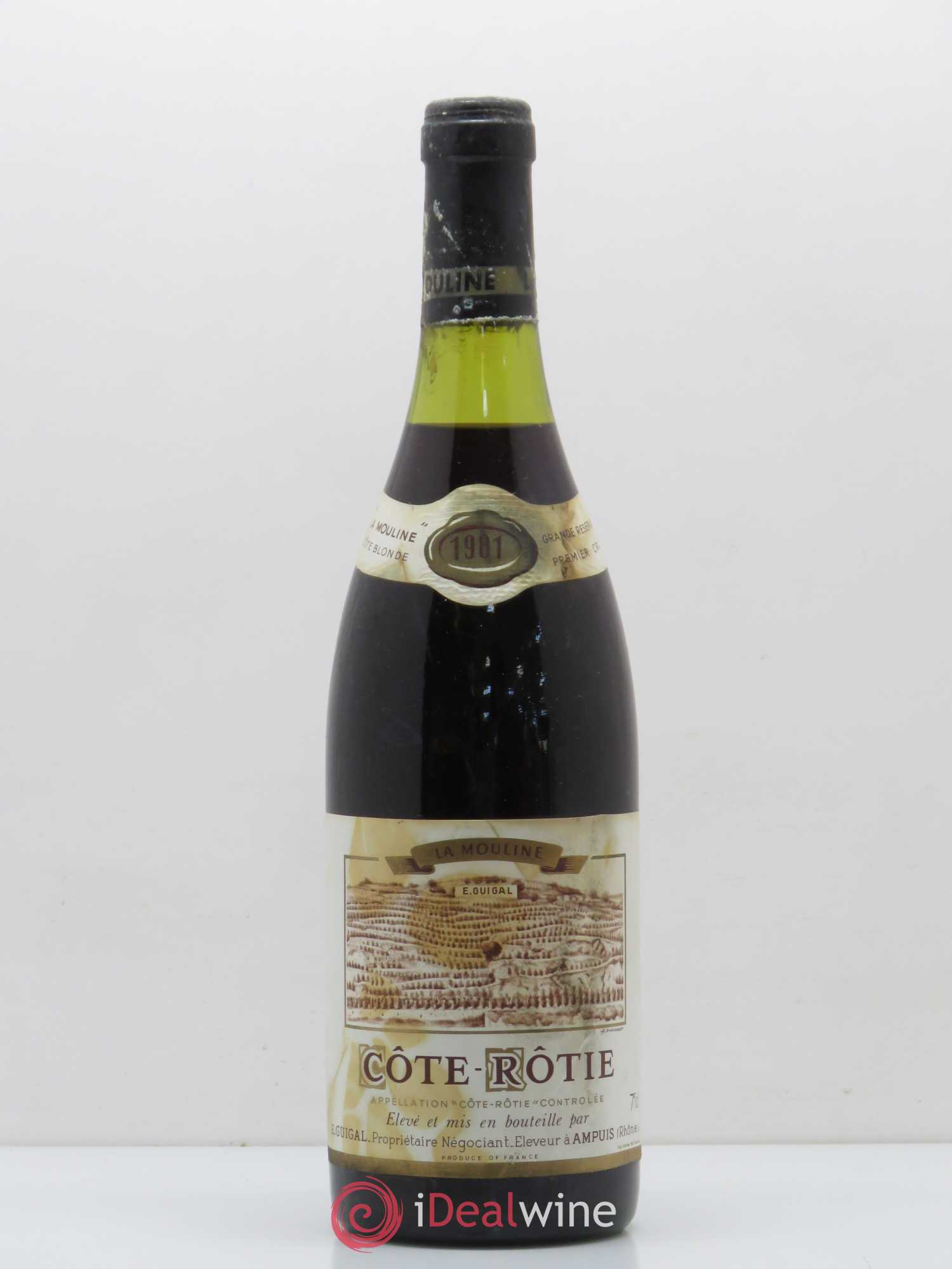 Côte-Rôtie La Mouline Guigal 1981 - Lot de 1 bouteille - 0