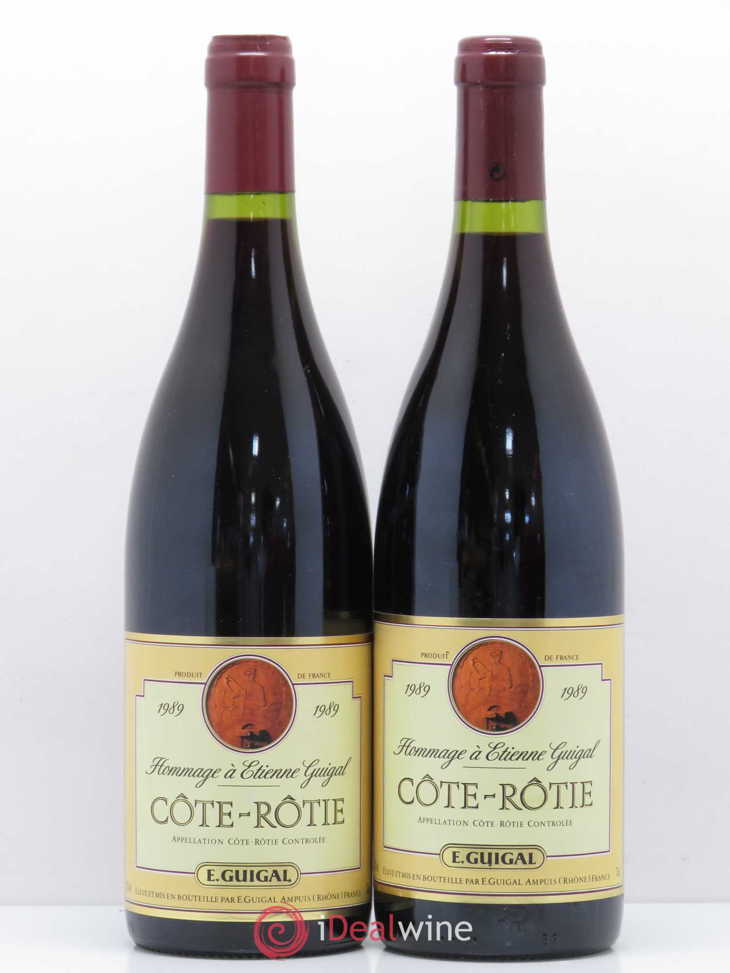 Côte-Rôtie Cuvée Hommage à Etienne Guigal Guigal 1989 - Lot de 2 bouteilles - 0