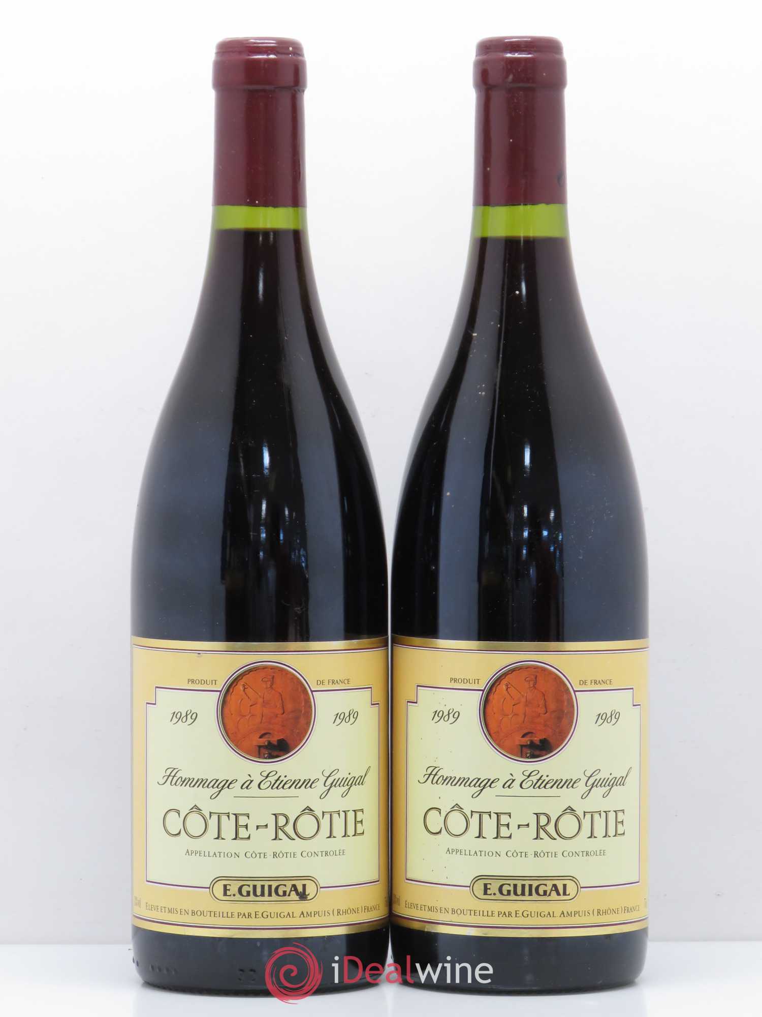 Côte-Rôtie Cuvée Hommage à Etienne Guigal Guigal 1989 - Lot de 2 bouteilles - 0