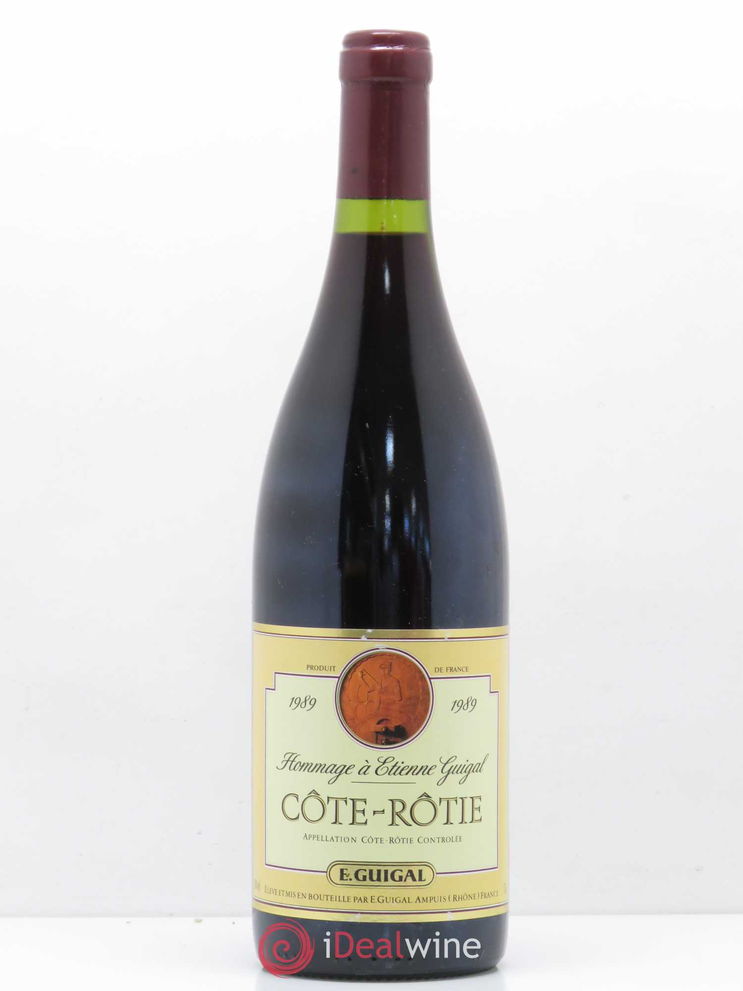 Côte-Rôtie Cuvée Hommage à Etienne Guigal Guigal 1989 - Lot de 1 bouteille - 0