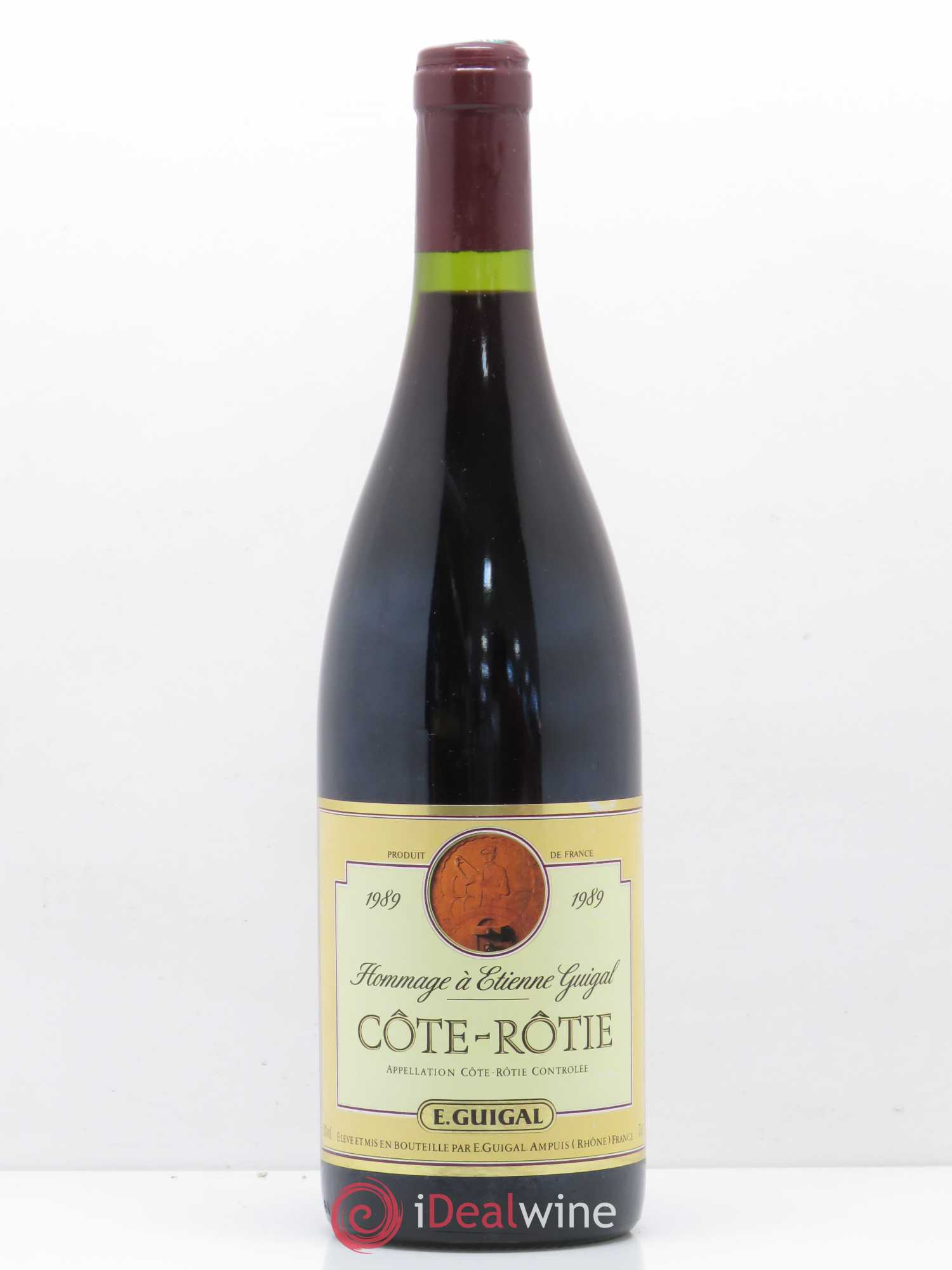 Côte-Rôtie Cuvée Hommage à Etienne Guigal Guigal 1989 - Lot de 1 bouteille - 0