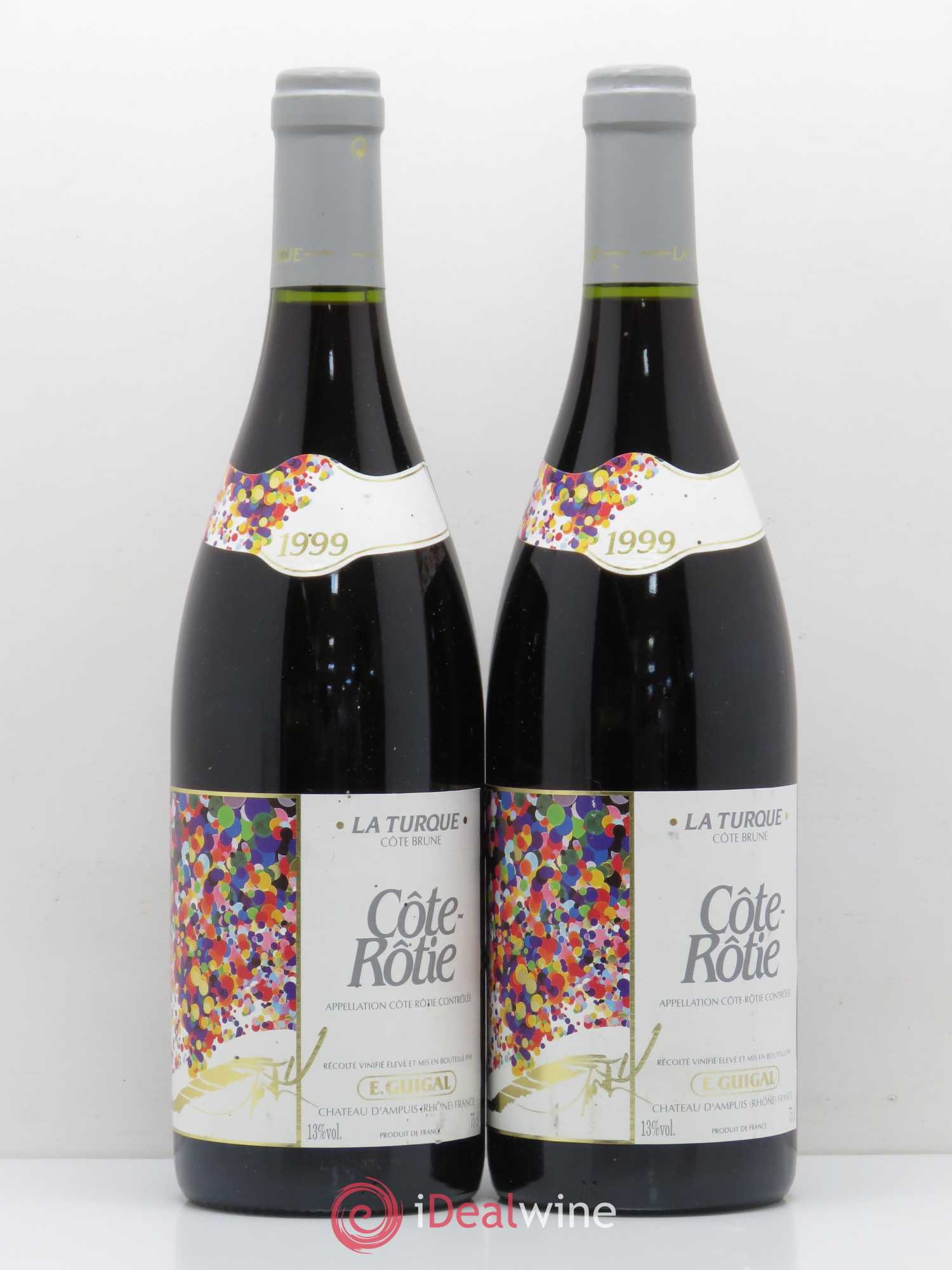 Côte-Rôtie La Turque Guigal 1999 - Lot de 2 bouteilles - 0