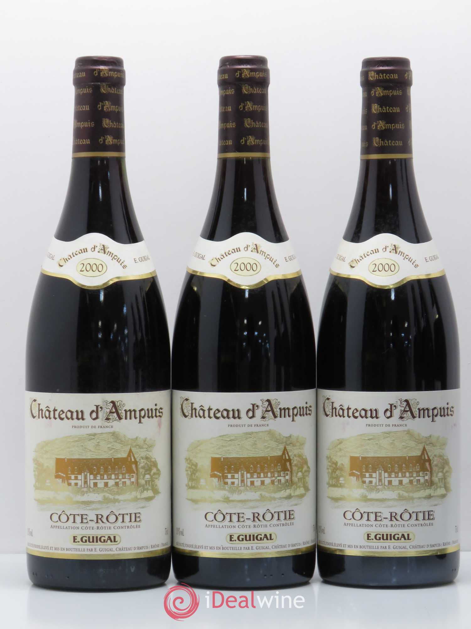 Côte-Rôtie Château d'Ampuis Guigal 2000 - Lot de 6 bouteilles - 1