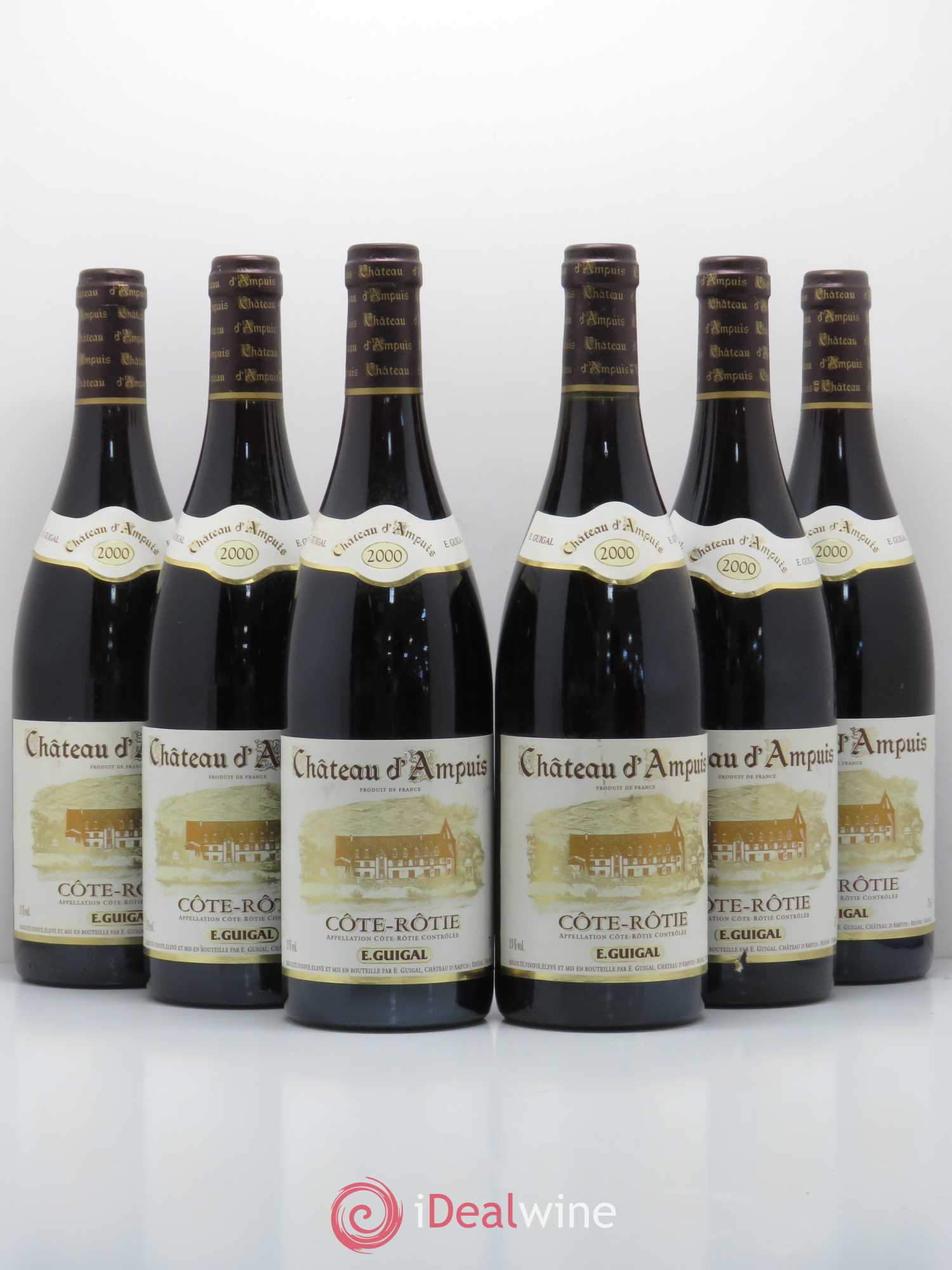 Côte-Rôtie Château d'Ampuis Guigal 2000 - Lot de 6 bouteilles - 0