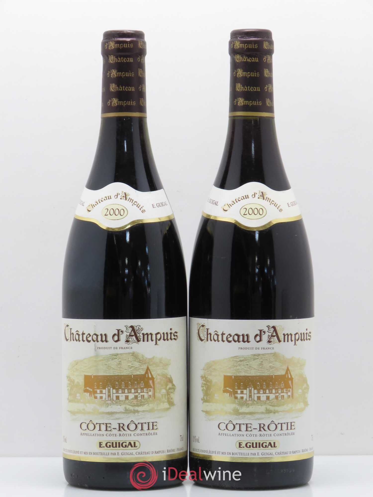 Côte-Rôtie Château d'Ampuis Guigal 2000 - Lot de 2 bouteilles - 0