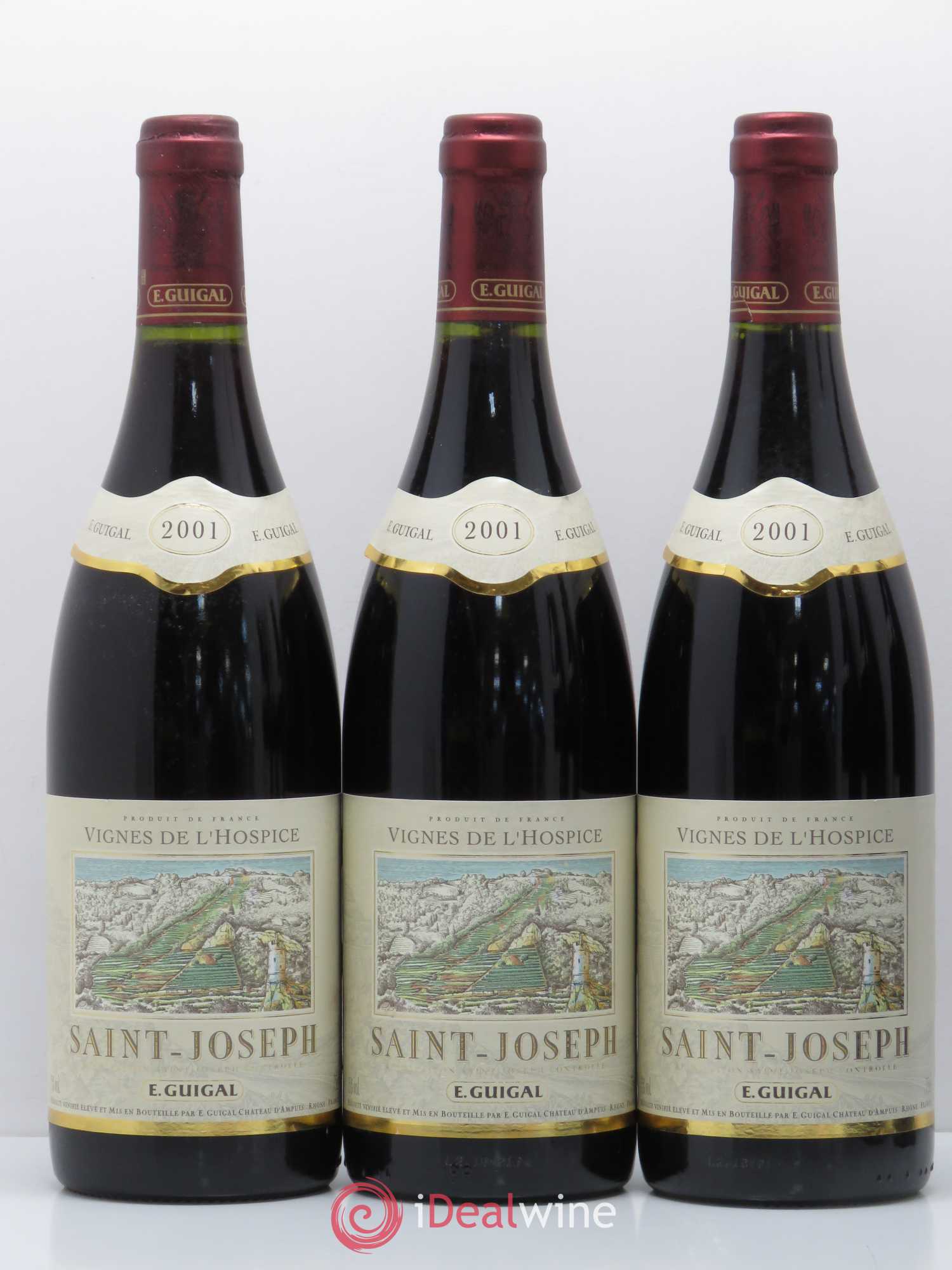 Saint-Joseph Vignes de l'Hospice Guigal 2001 - Lot de 6 bouteilles - 1