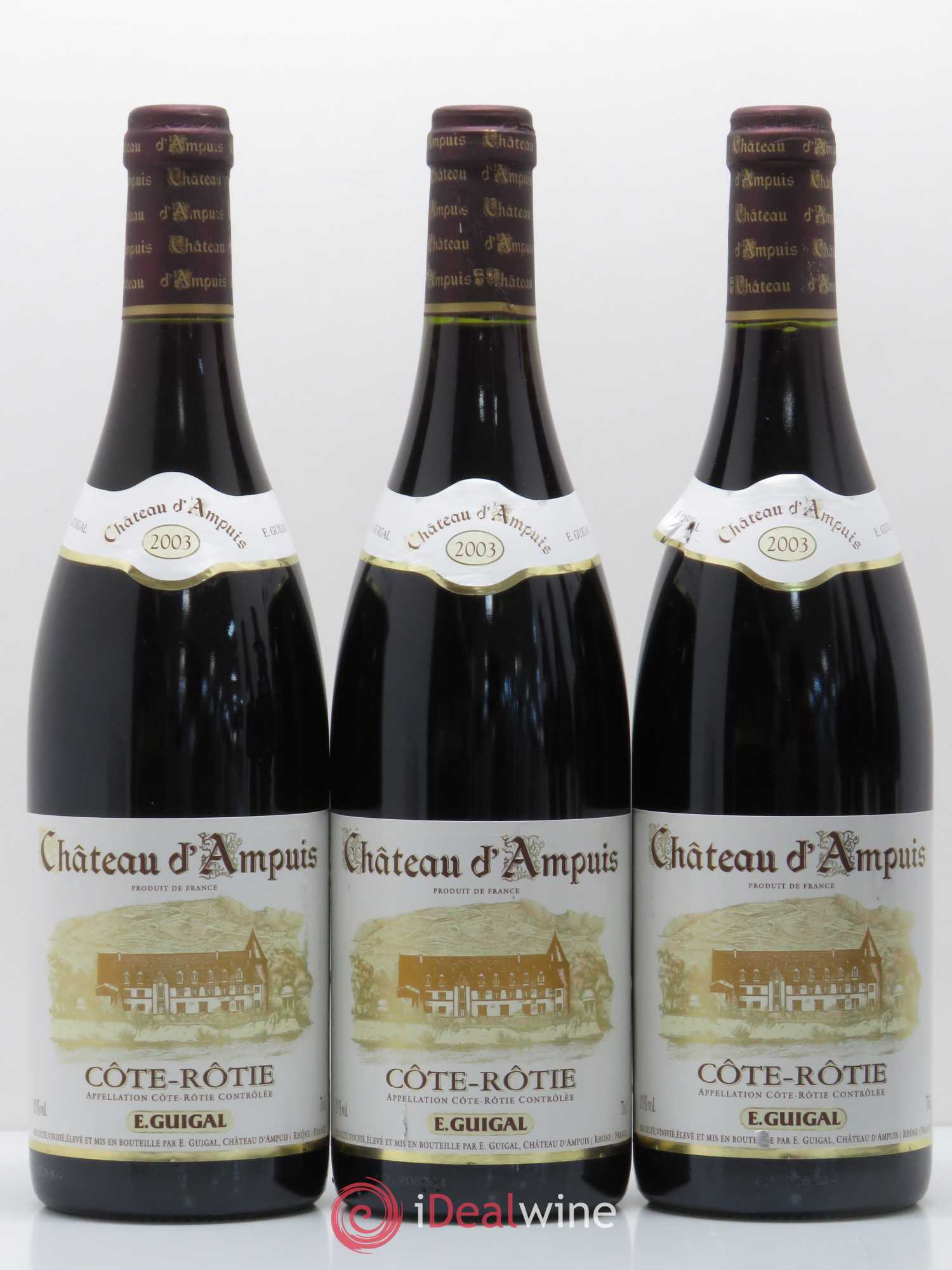 Côte-Rôtie Château d'Ampuis Guigal 2003 - Lot de 6 bouteilles - 1