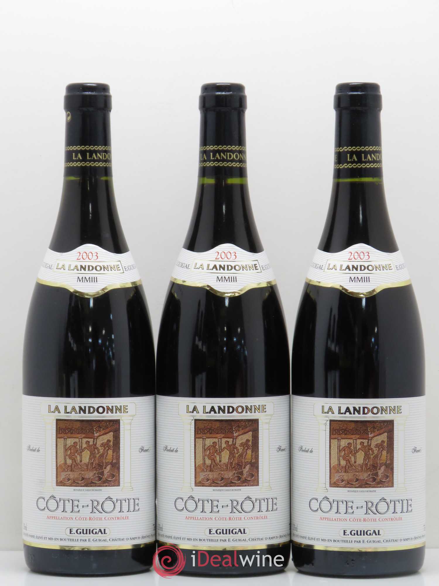 Côte-Rôtie La Landonne Guigal 2003 - Lot de 12 bouteilles - 1