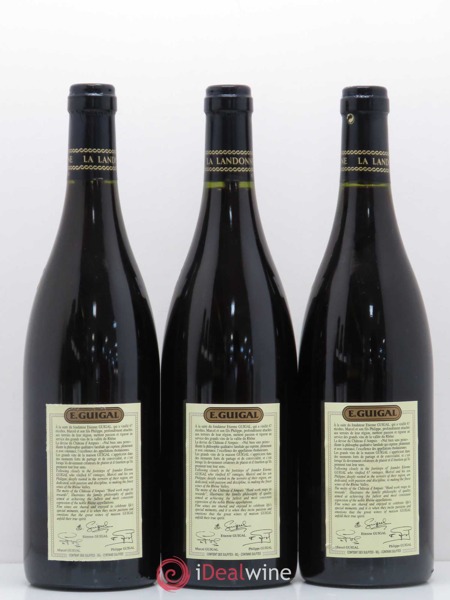 Côte-Rôtie La Landonne Guigal 2003 - Lot de 12 bouteilles - 2
