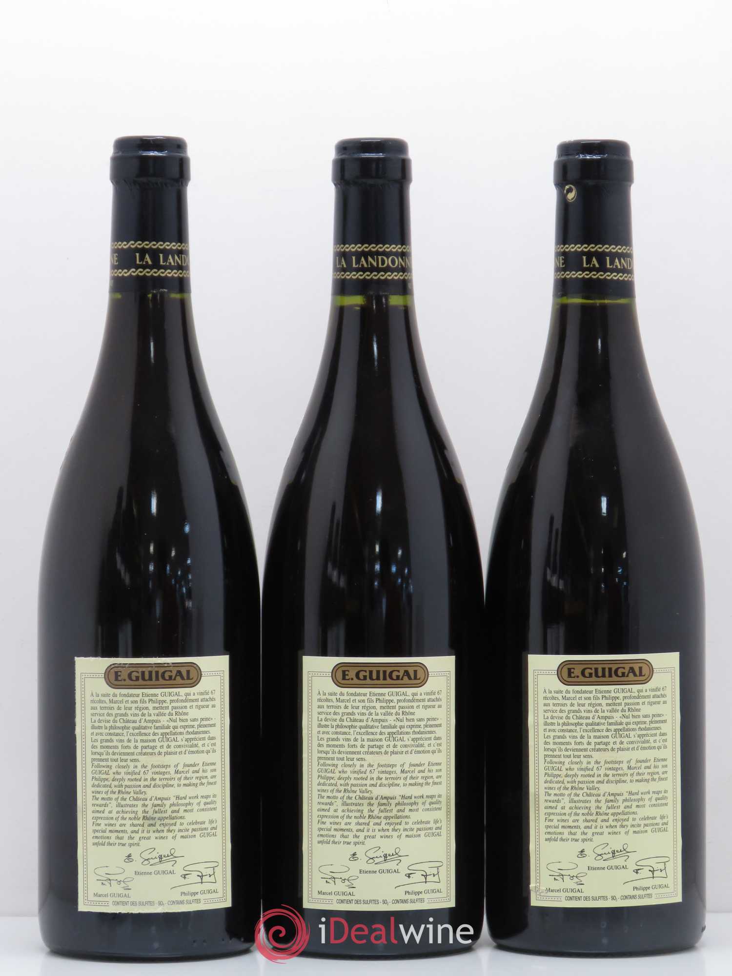 Côte-Rôtie La Landonne Guigal 2003 - Lot de 12 bouteilles - 4