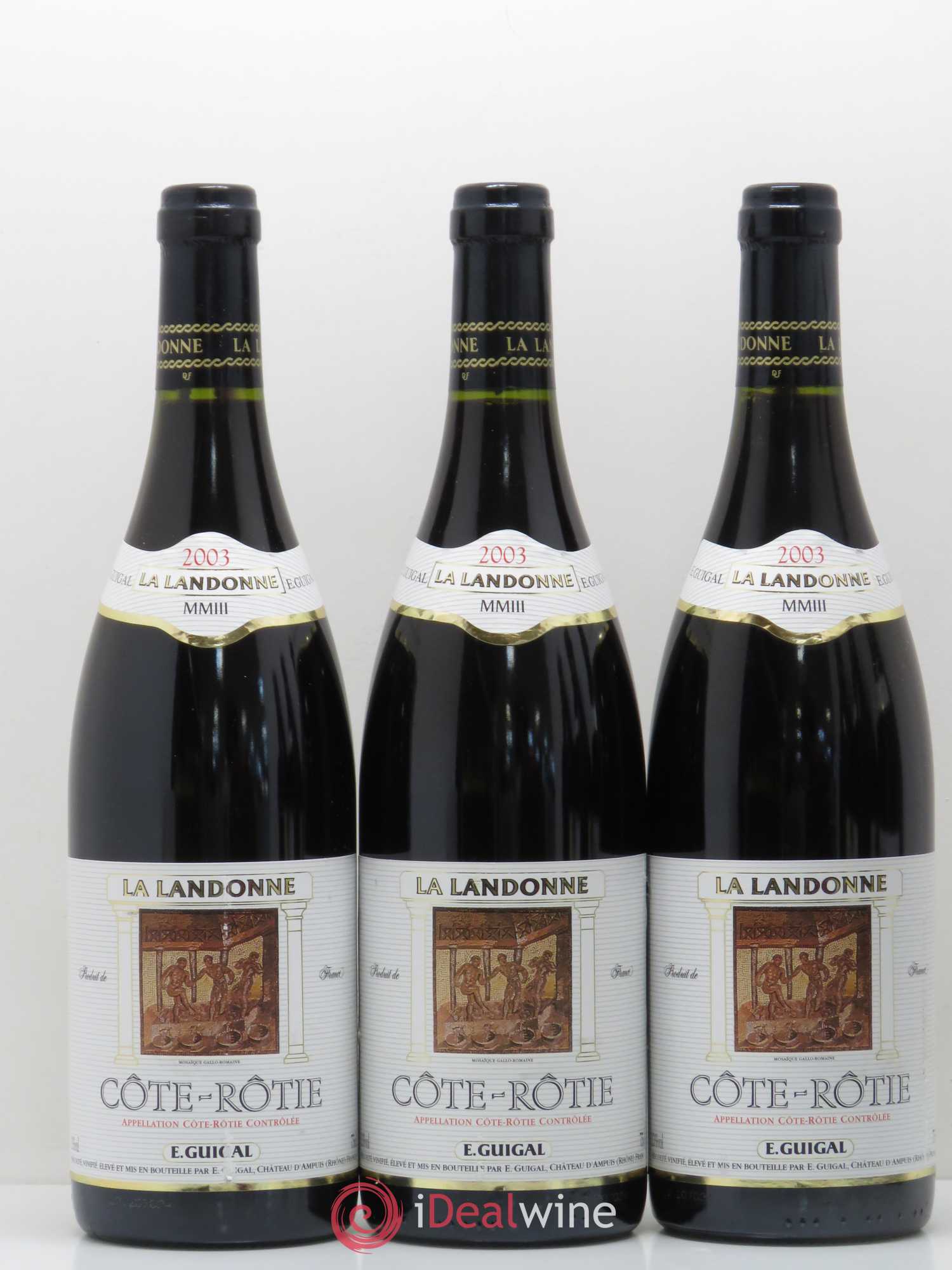 Côte-Rôtie La Landonne Guigal 2003 - Lot de 6 bouteilles - 1