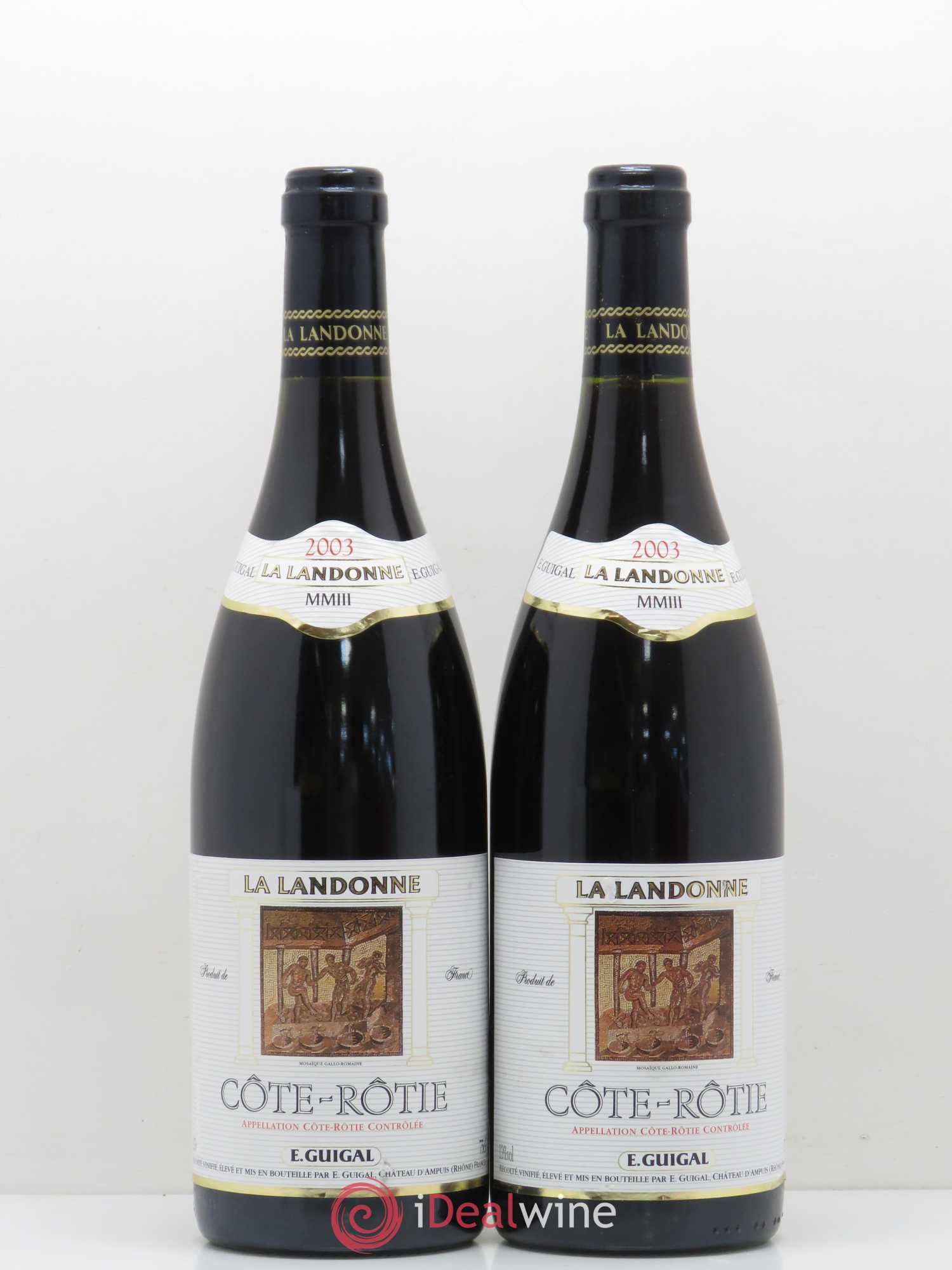 Côte-Rôtie La Landonne Guigal 2003 - Lot de 2 bouteilles - 0