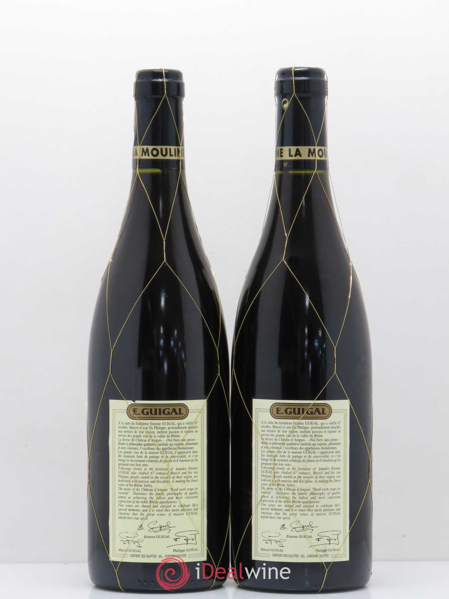 Côte-Rôtie La Mouline Guigal 2003 - Lot de 2 bouteilles - 1