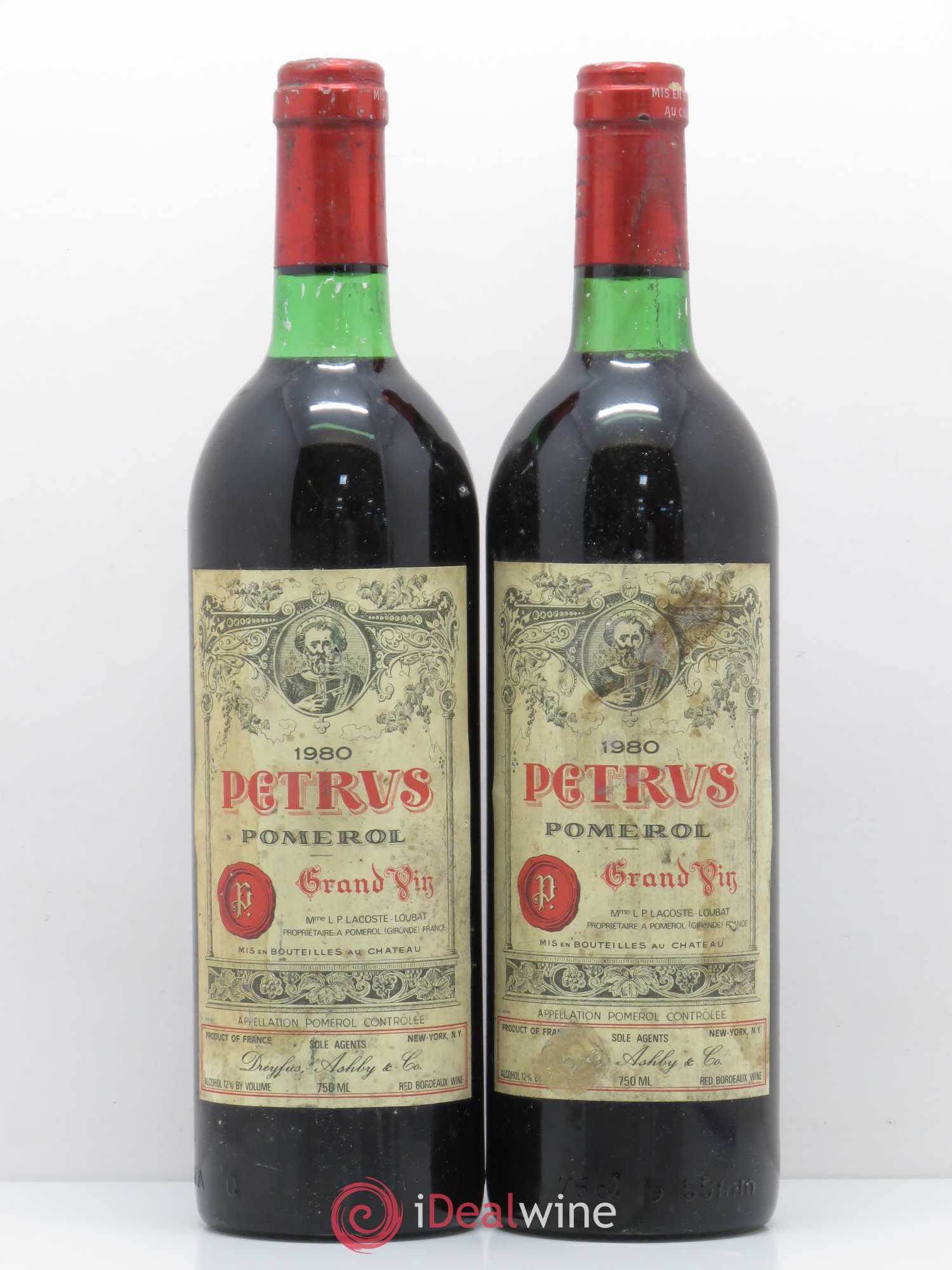 Petrus 1980 - Lot de 2 bouteilles - 0