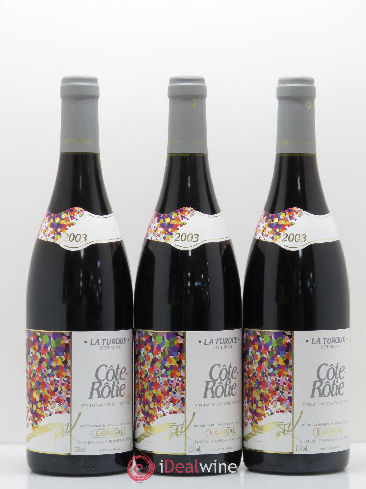 Côte-Rôtie La Turque Guigal 2003 - Lot de 12 bouteilles - 1