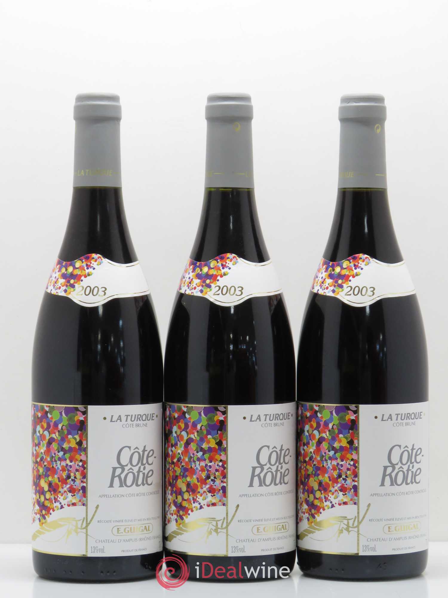 Côte-Rôtie La Turque Guigal 2003 - Lot de 12 bouteilles - 3