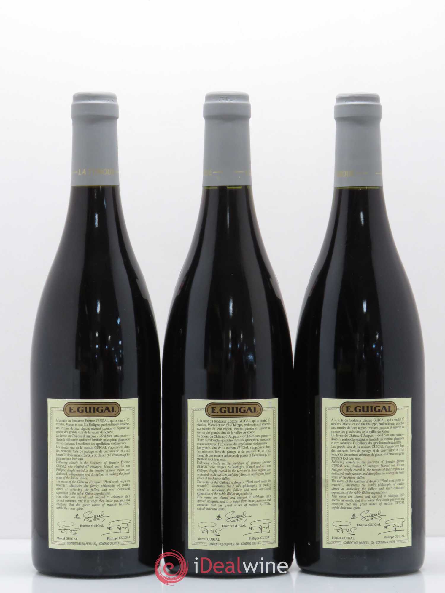 Côte-Rôtie La Turque Guigal 2003 - Lot de 12 bouteilles - 4