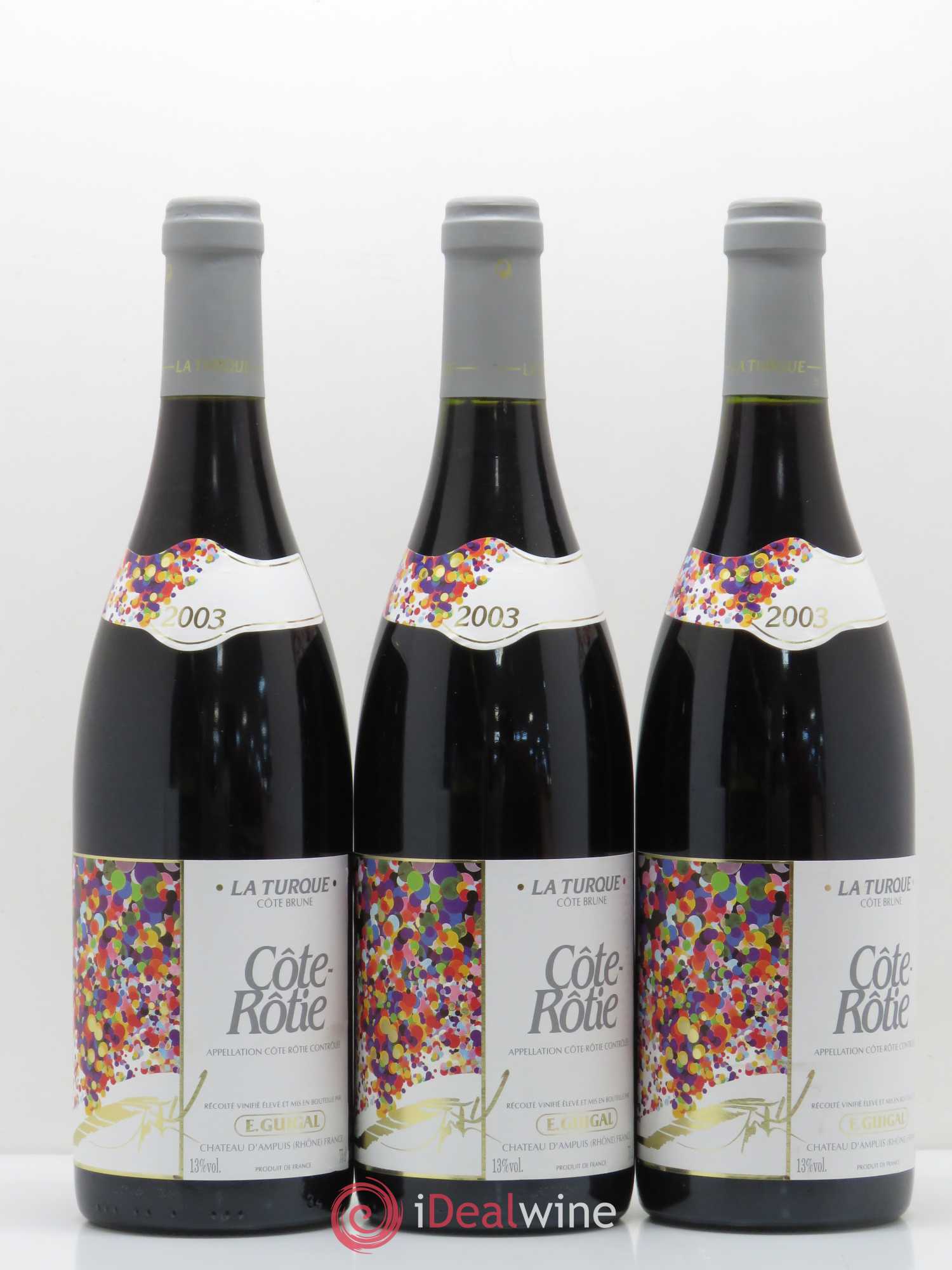 Côte-Rôtie La Turque Guigal 2003 - Lot de 12 bouteilles - 5