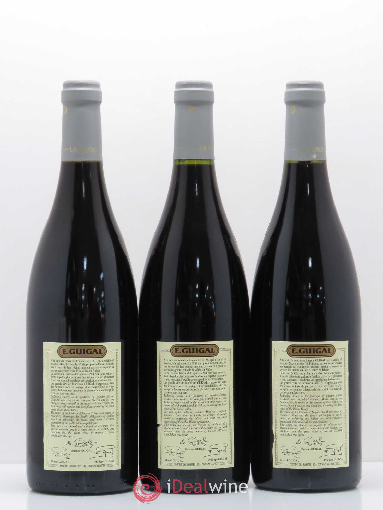 Côte-Rôtie La Turque Guigal 2003 - Lot de 12 bouteilles - 8