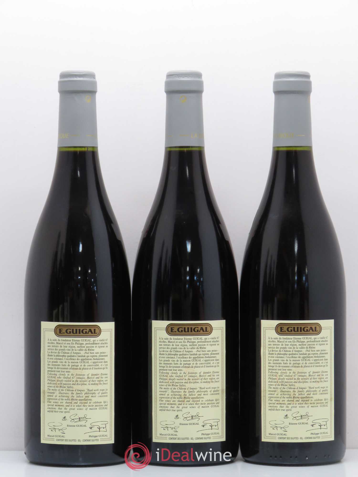 Côte-Rôtie La Turque Guigal 2003 - Lot de 6 bouteilles - 4