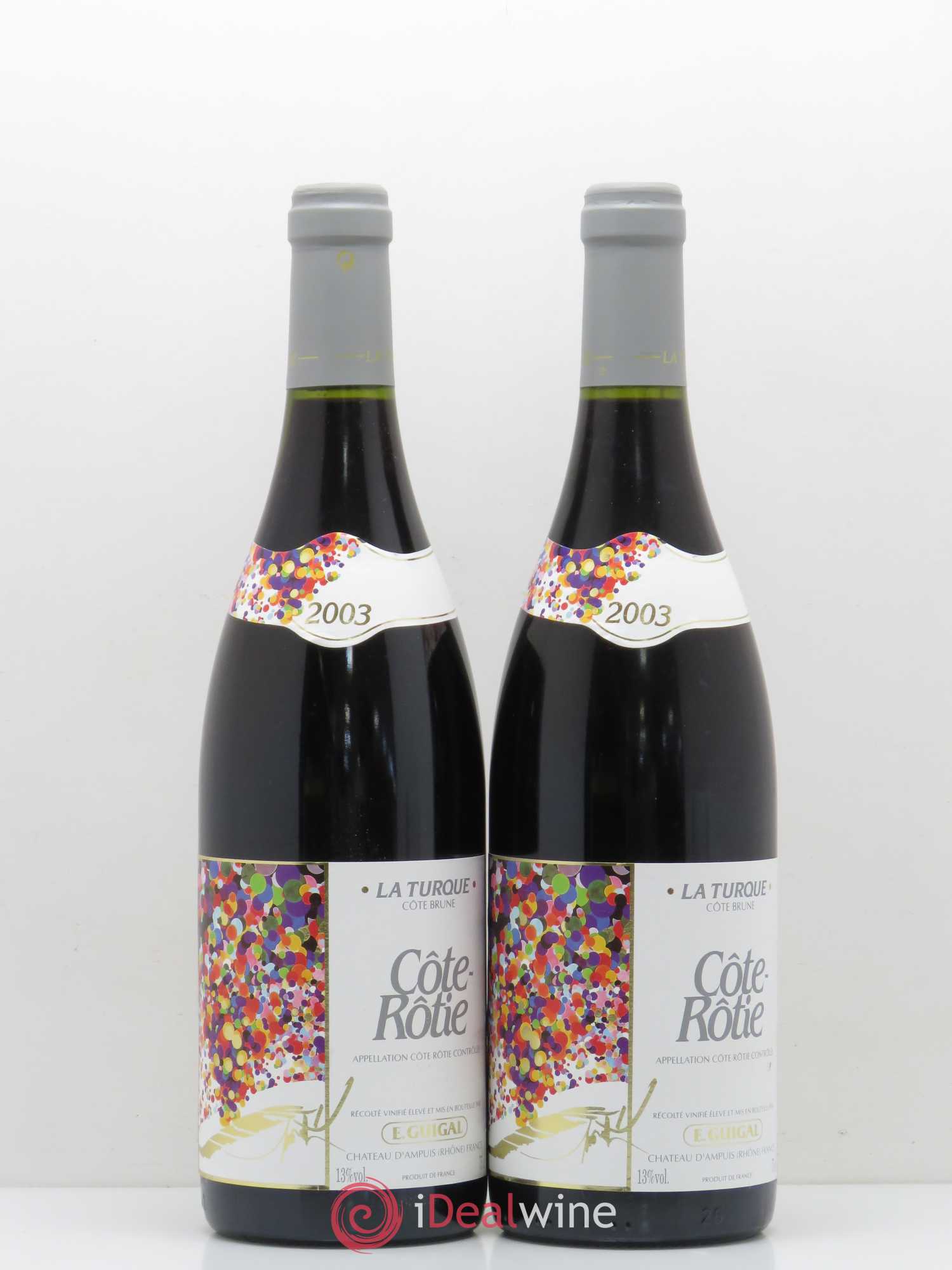 Côte-Rôtie La Turque Guigal 2003 - Lot de 2 bouteilles - 0
