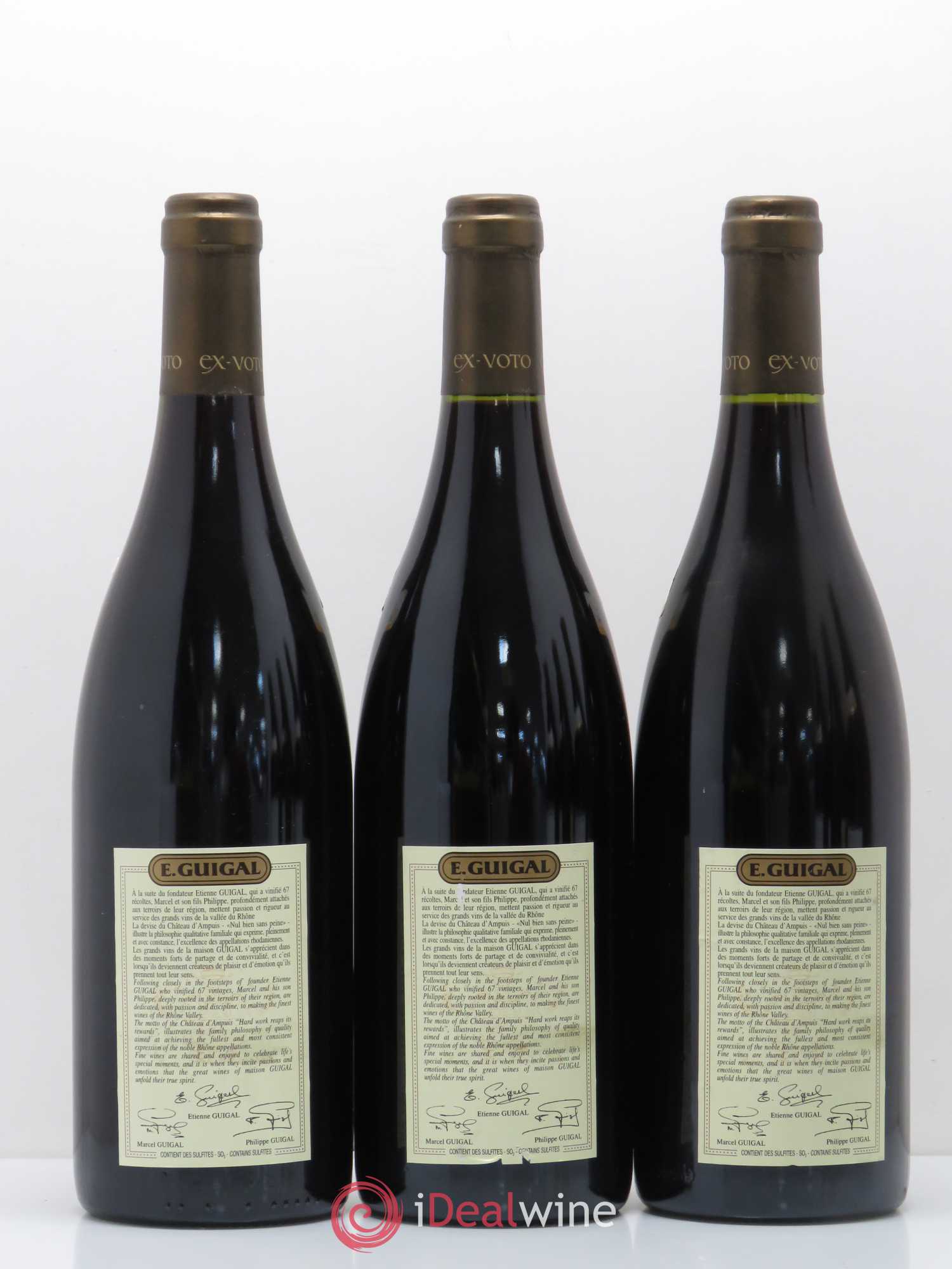 Ermitage Ex Voto Guigal 2003 - Lot de 6 bouteilles - 2