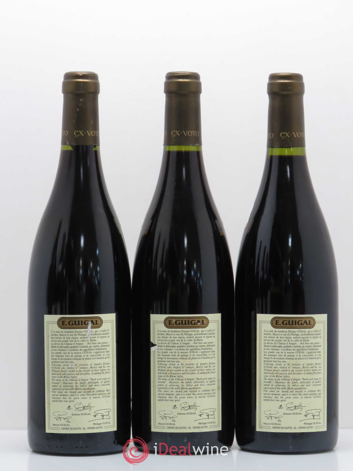 Ermitage Ex Voto Guigal 2003 - Lot de 6 bouteilles - 4