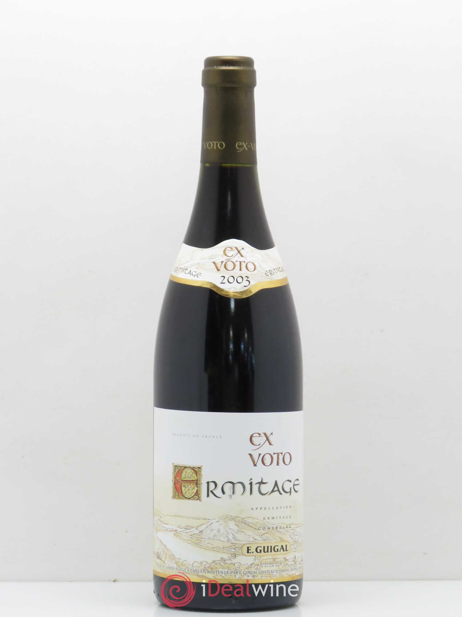 Ermitage Ex Voto Guigal 2003 - Lot de 1 bouteille - 0